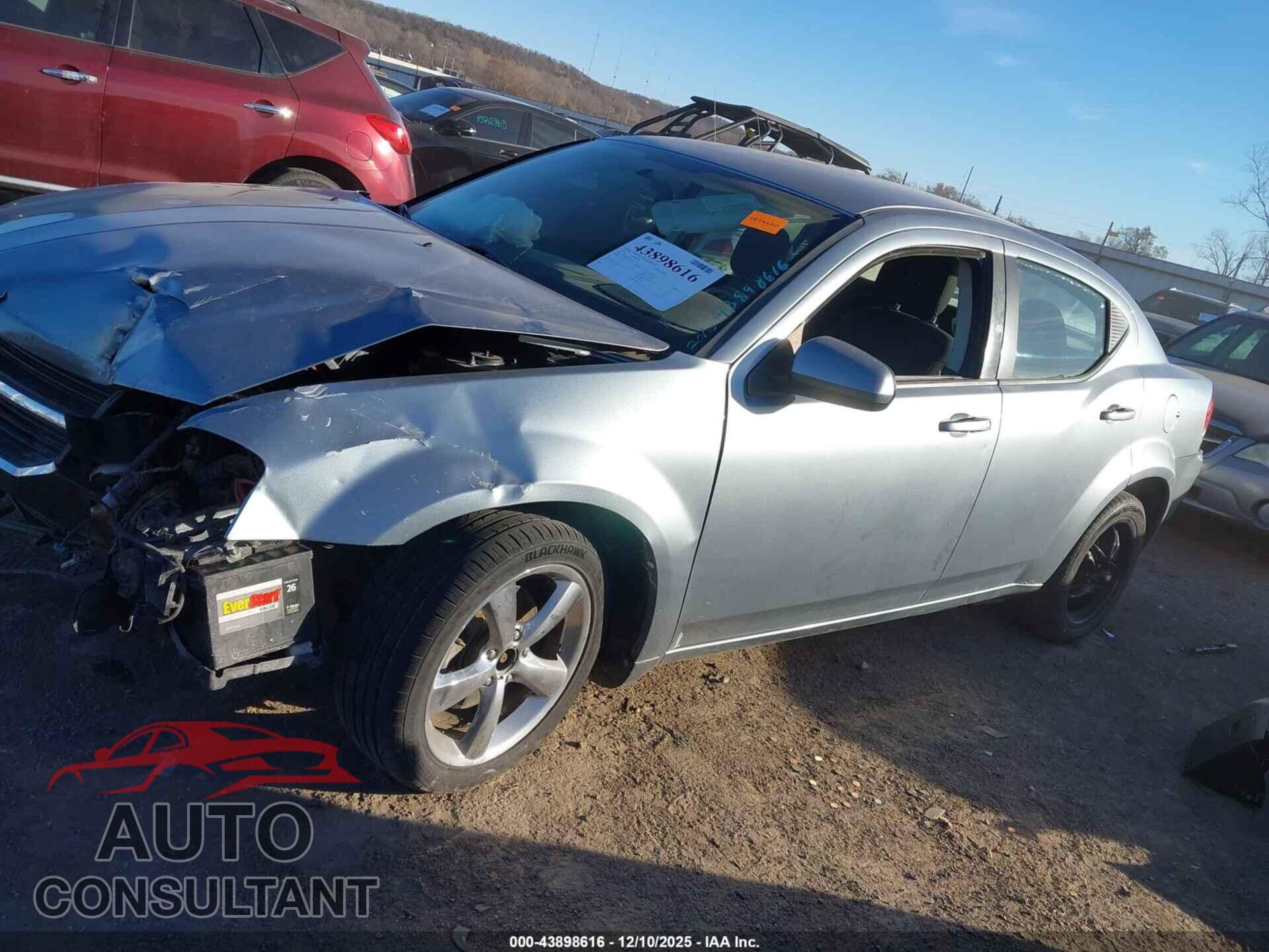 DODGE AVENGER 2010 - 1B3CC1FB2AN231913