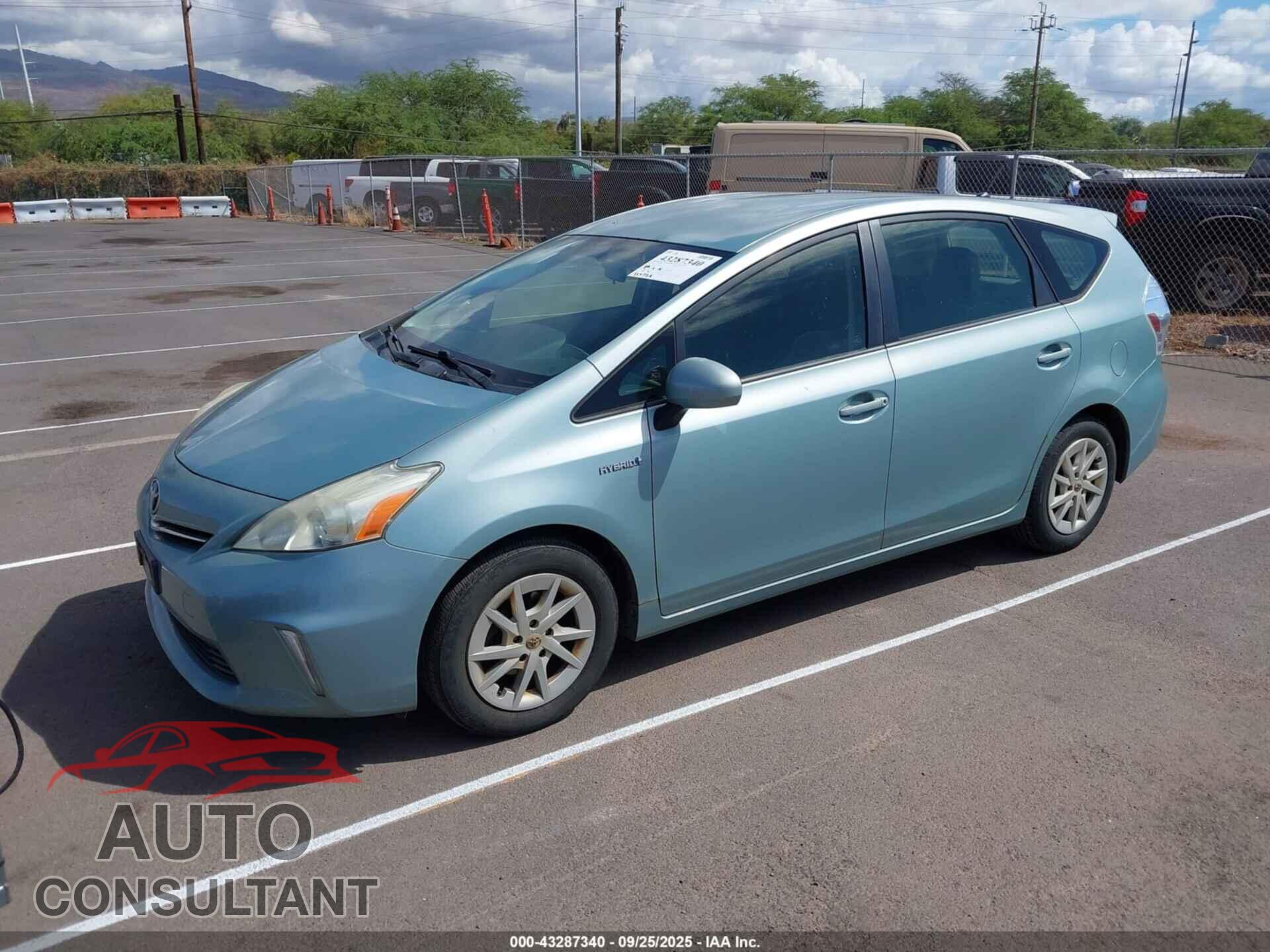 TOYOTA PRIUS V 2014 - JTDZN3EUXE3308014
