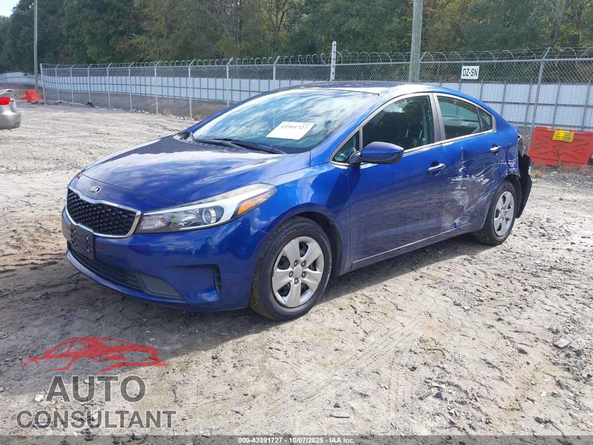 KIA FORTE 2017 - 3KPFL4A78HE081837