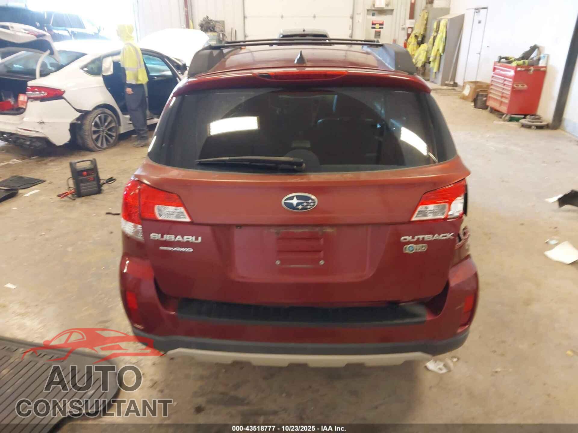 SUBARU OUTBACK 2012 - 4S4BRCKC8C3260359