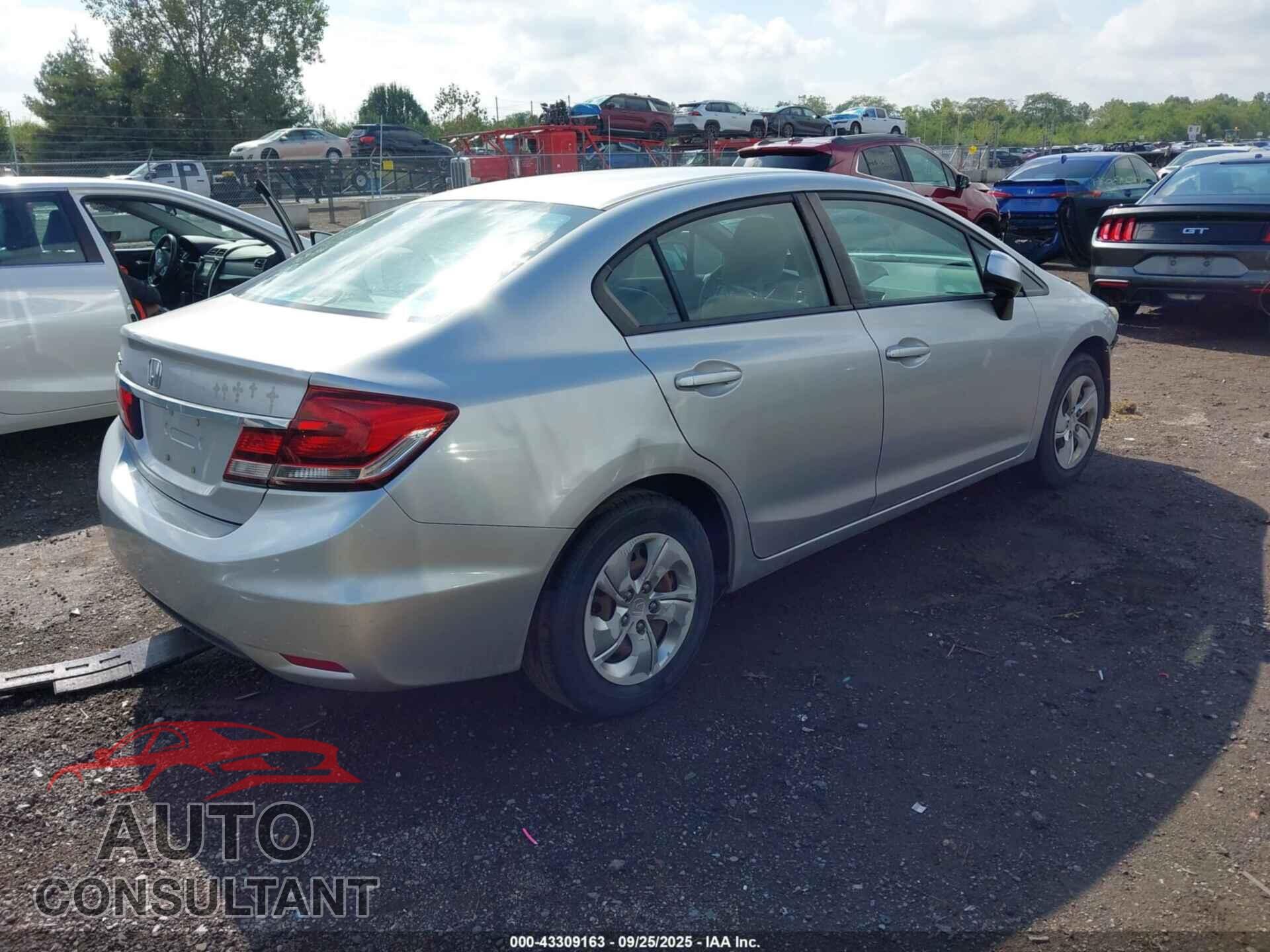 HONDA CIVIC 2013 - 19XFB2F59DE096288