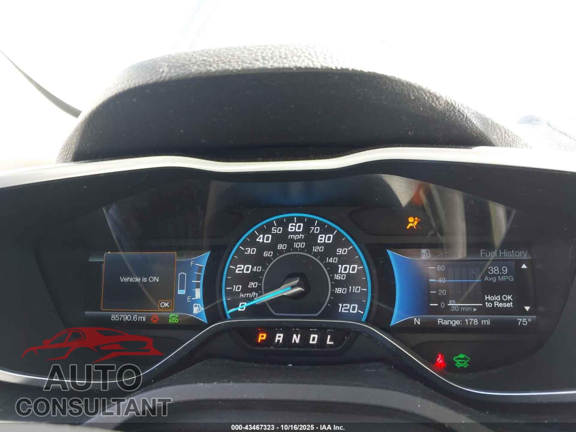 FORD C-MAX HYBRID 2017 - 1FADP5AU3HL104428
