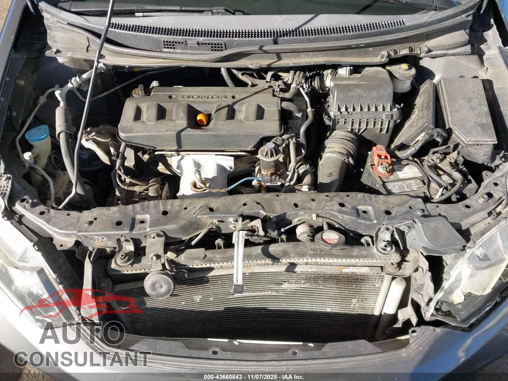 HONDA CIVIC 2012 - 2HGFB2F9XCH590876