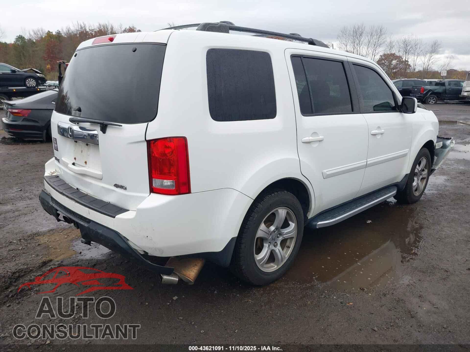 HONDA PILOT 2012 - 5FNYF4H66CB075860