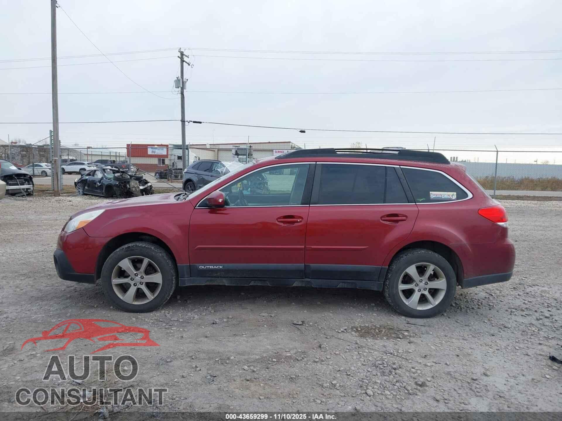 SUBARU OUTBACK 2013 - 4S4BRCCC6D3209894