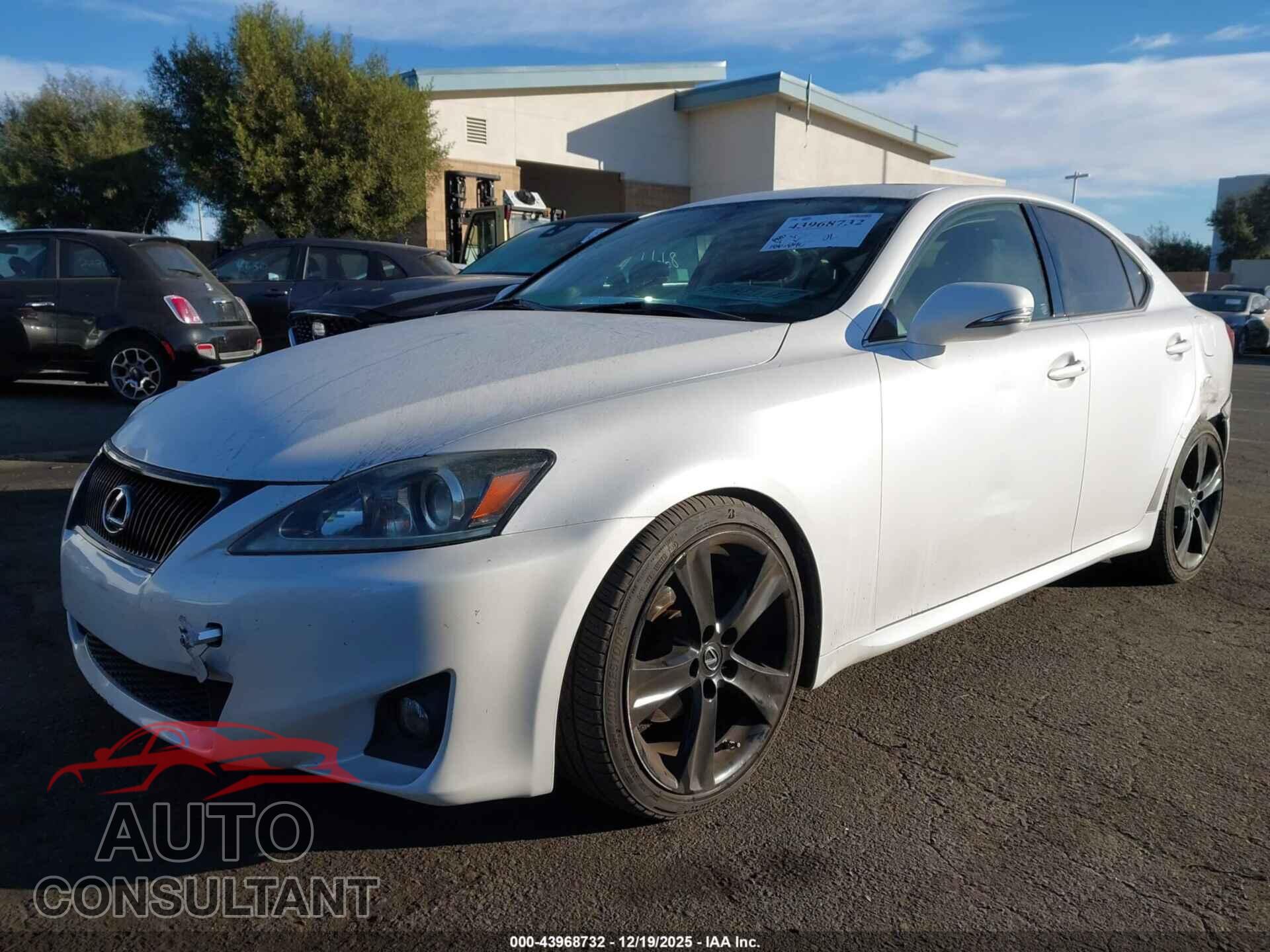 LEXUS IS 250 2011 - JTHBF5C21B5139074