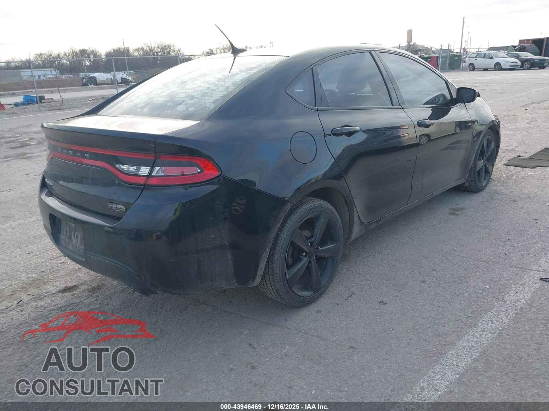 DODGE DART 2015 - 1C3CDFBB9FD142095