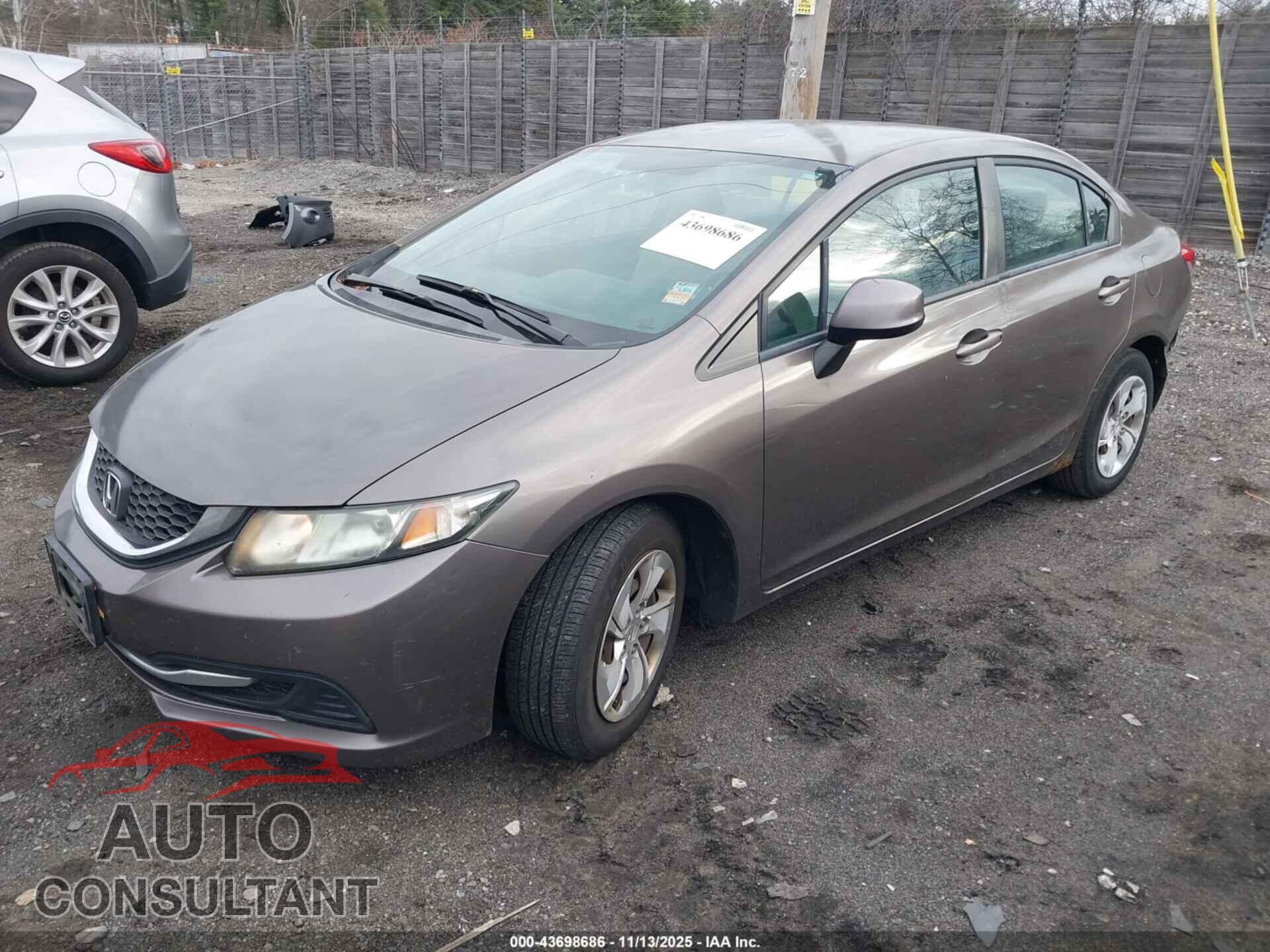 HONDA CIVIC 2013 - 2HGFB2F59DH547838