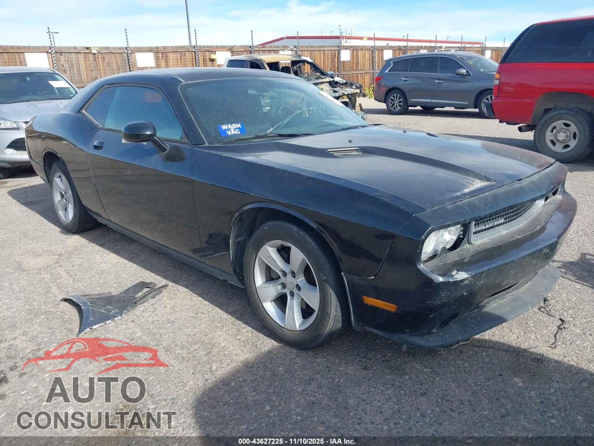 DODGE CHALLENGER 2013 - 2C3CDYAG3DH718983