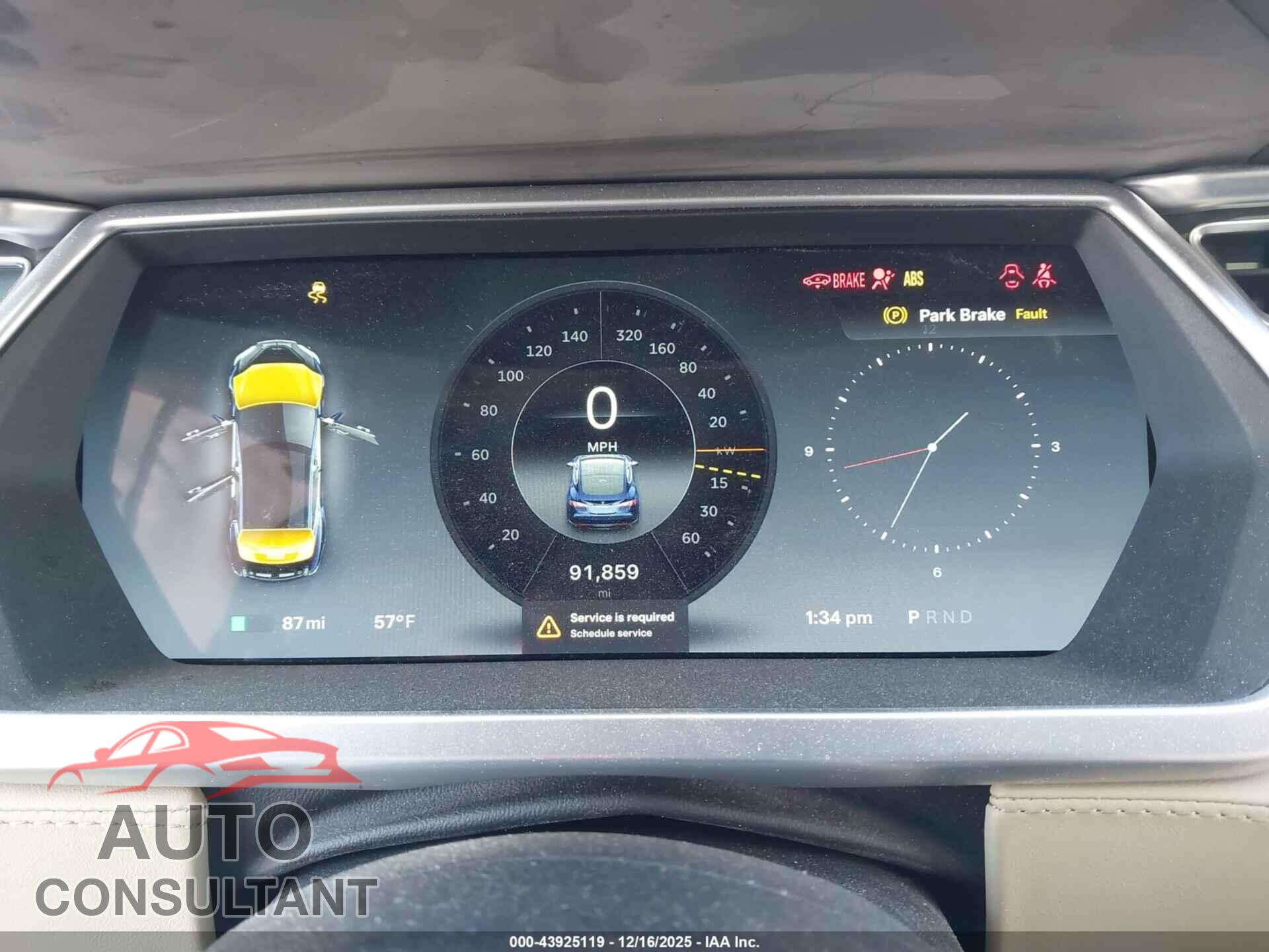 TESLA MODEL S 2013 - 5YJSA1DN2DFP18898