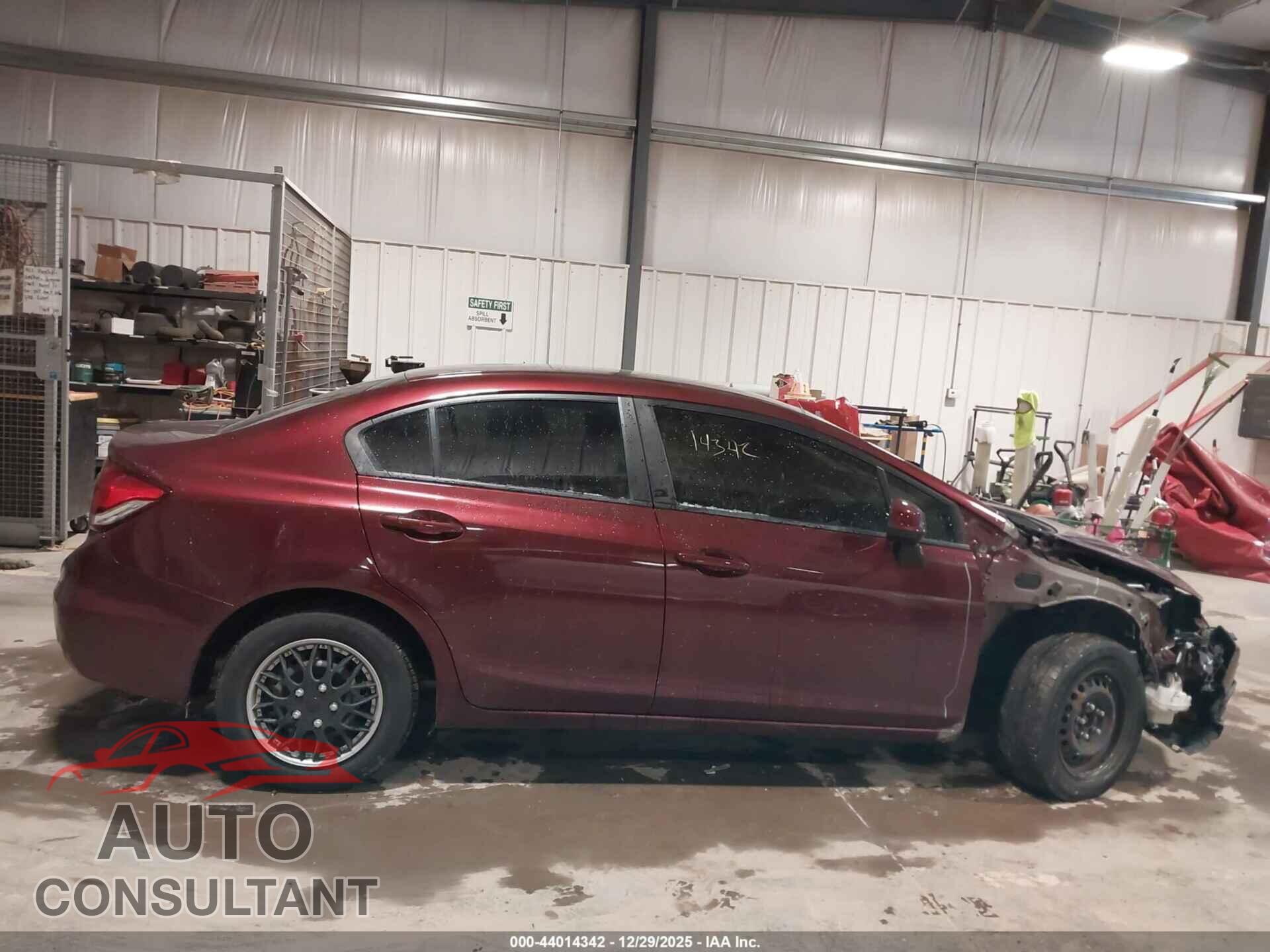 HONDA CIVIC 2013 - 19XFB2F5XDE002774