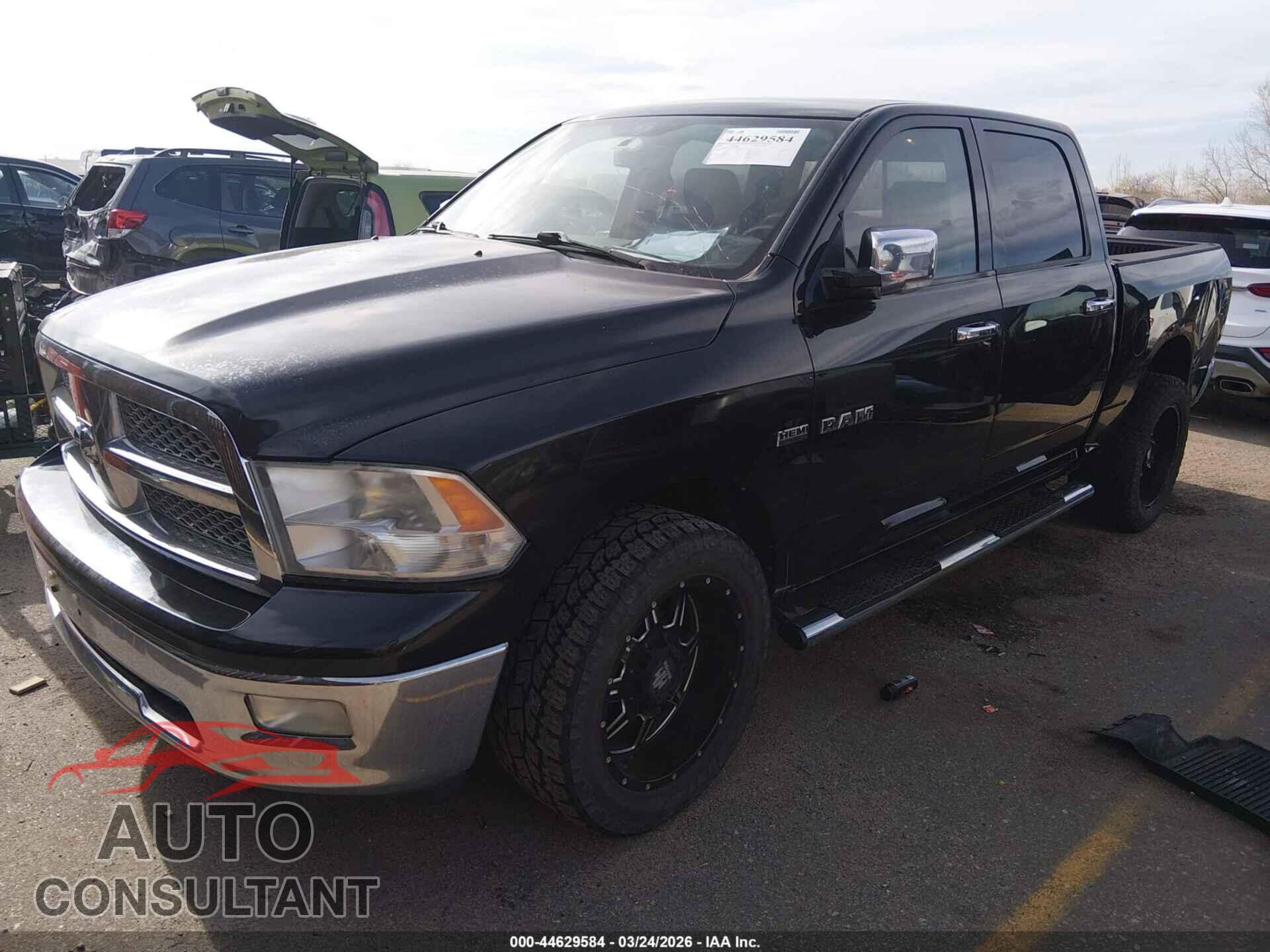DODGE RAM 1500 2010 - 1D7RV1CT0AS236258