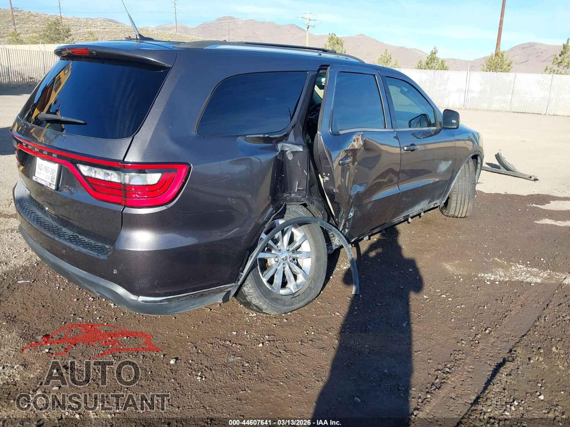 DODGE DURANGO 2017 - 1C4RDJAGXHC857532
