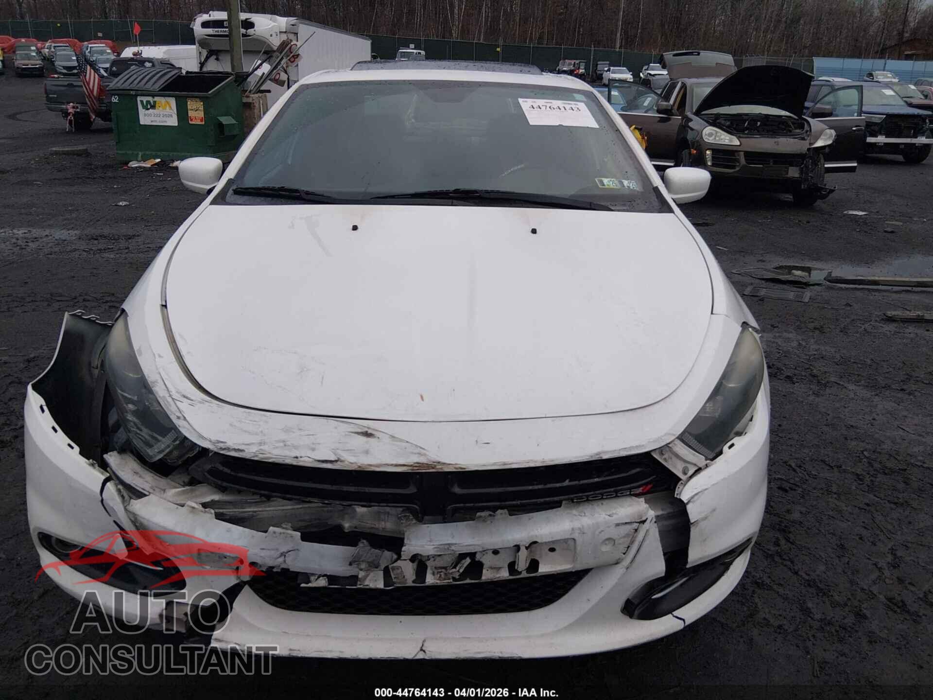 DODGE DART 2015 - 1C3CDFBB2FD421730