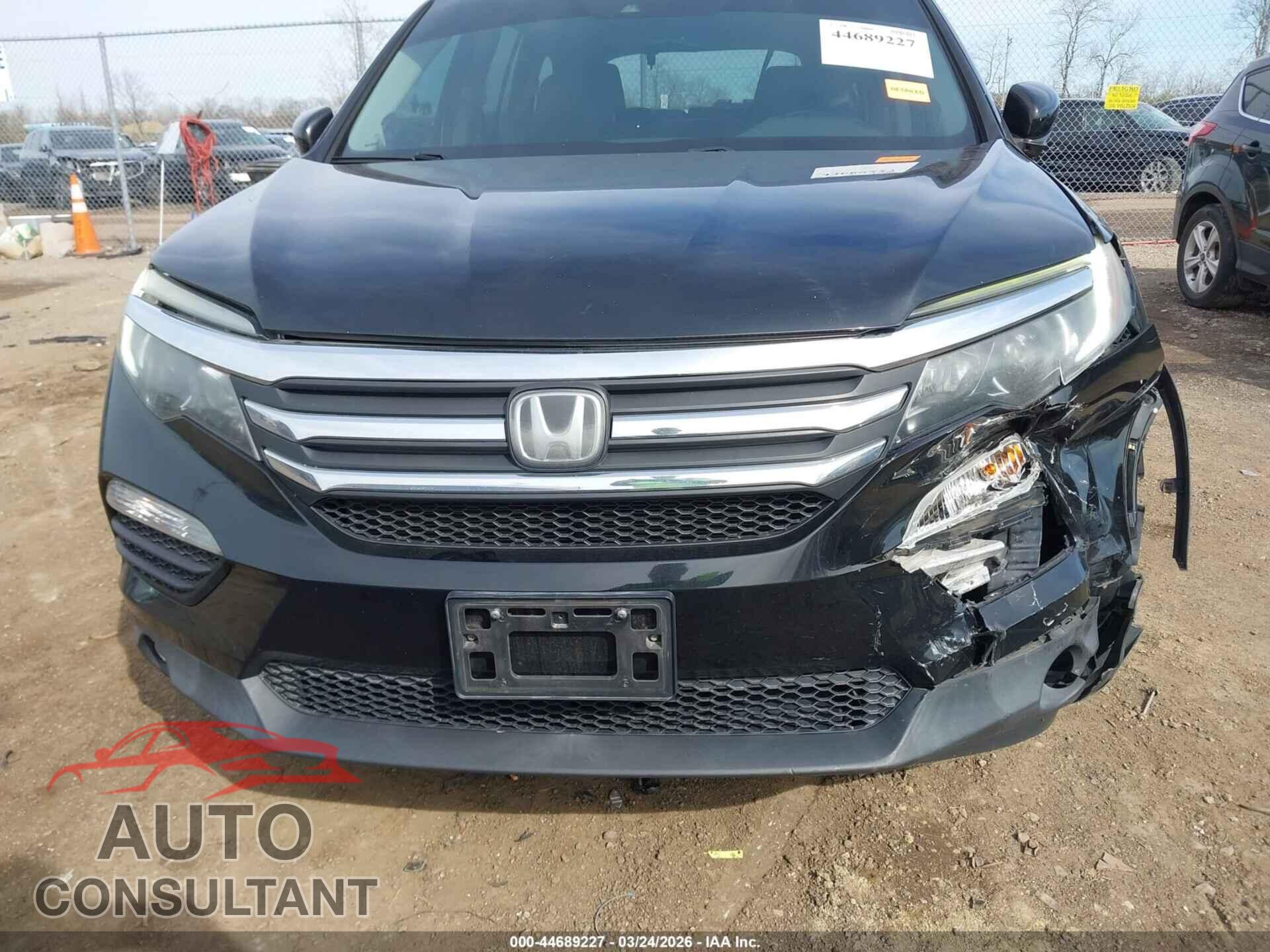 HONDA PILOT 2017 - 5FNYF6H62HB001418