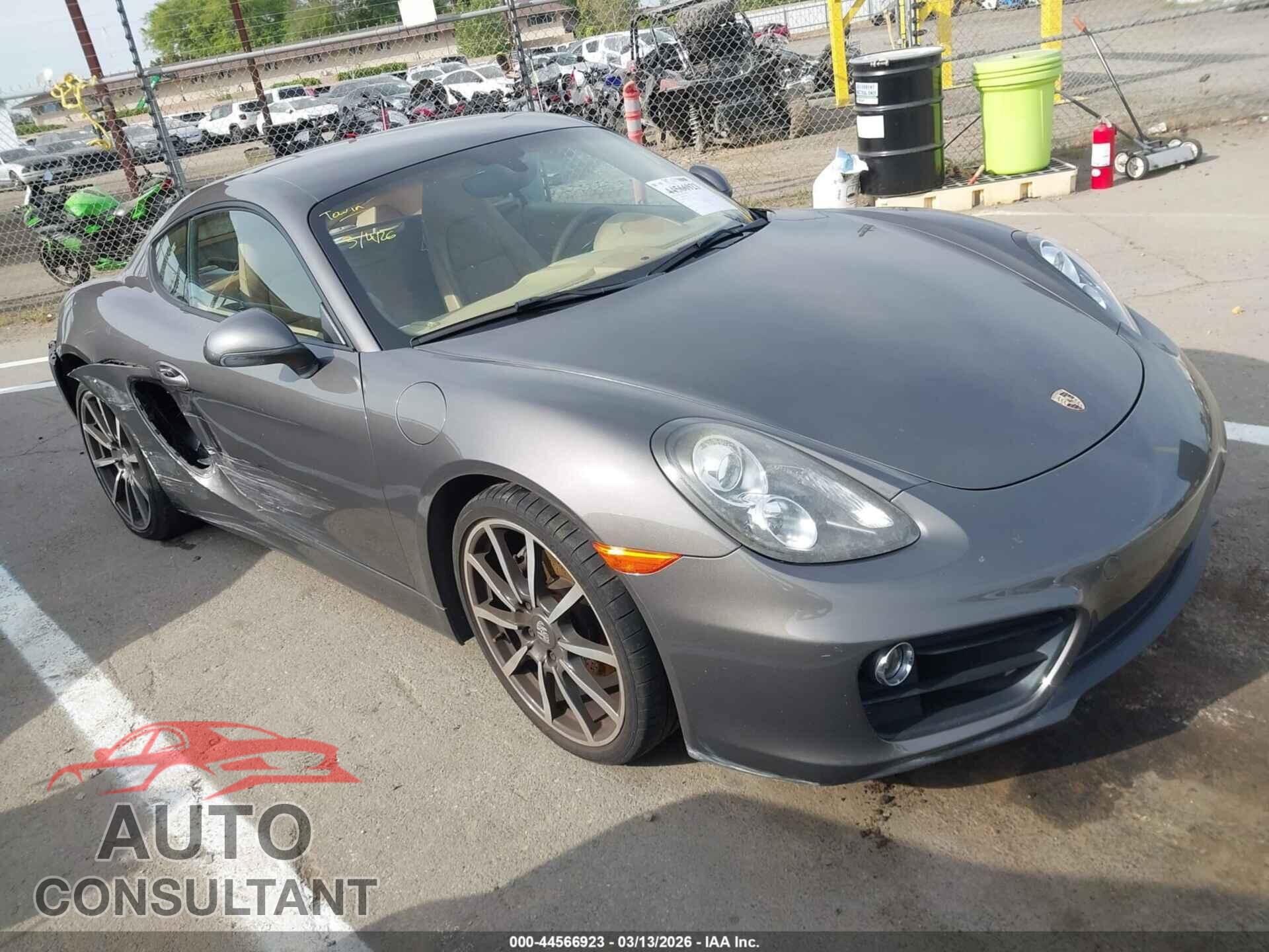 PORSCHE CAYMAN 2016 - WP0AA2A87GK170789