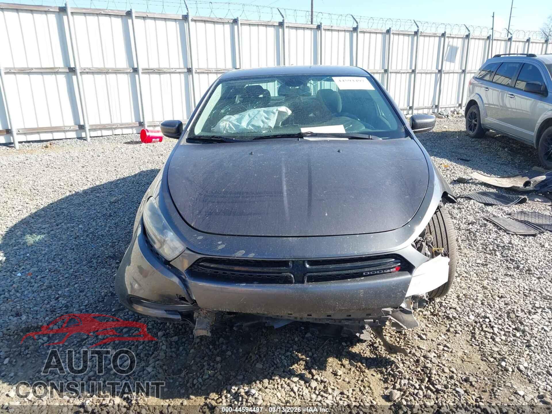 DODGE DART 2015 - 1C3CDFBB1FD307587