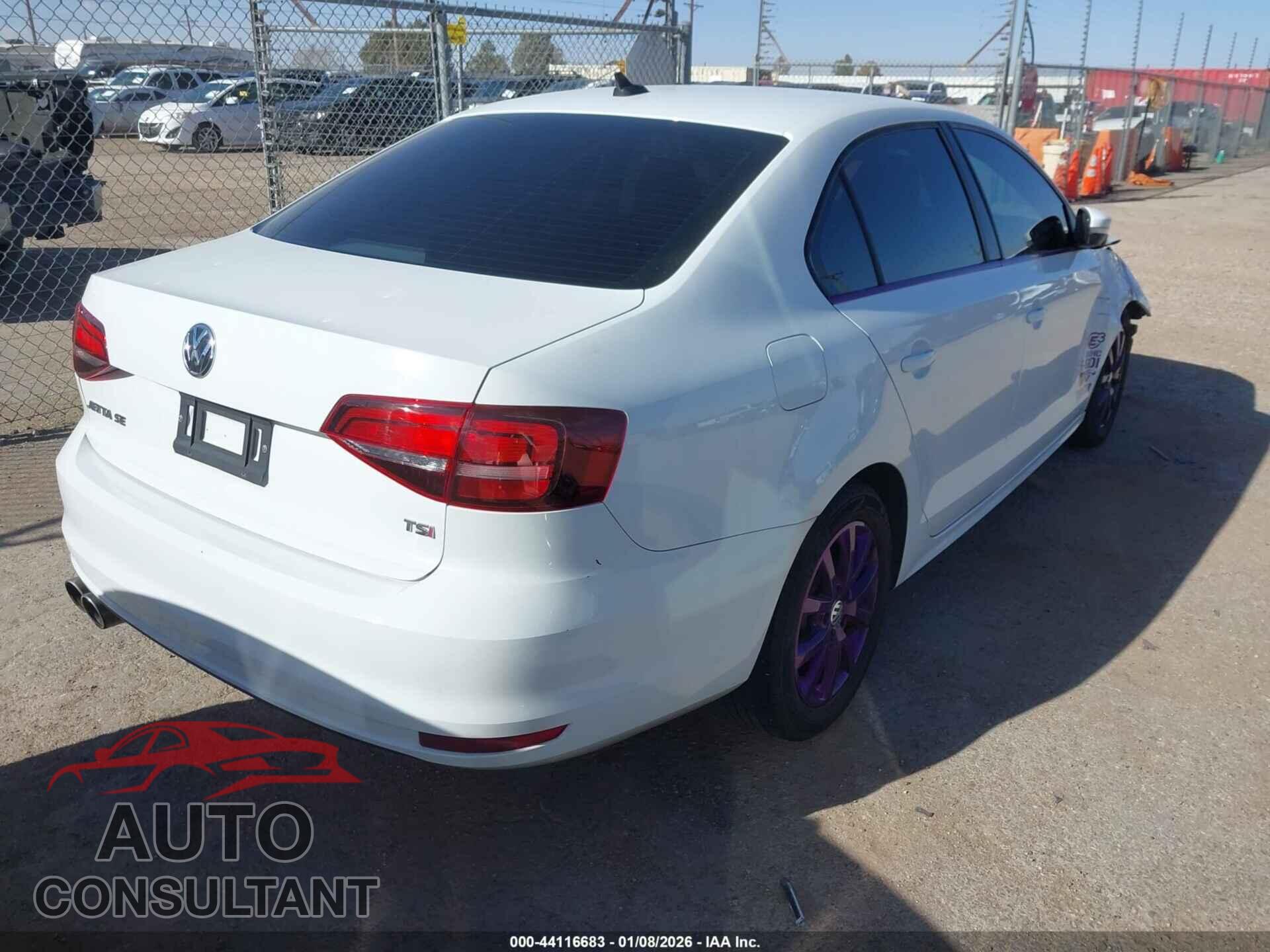 VOLKSWAGEN JETTA 2017 - 3VWDB7AJ6HM386313