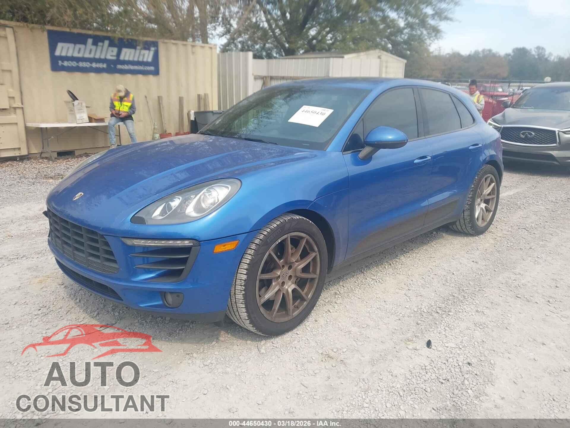 PORSCHE MACAN 2015 - WP1AB2A52FLB43476