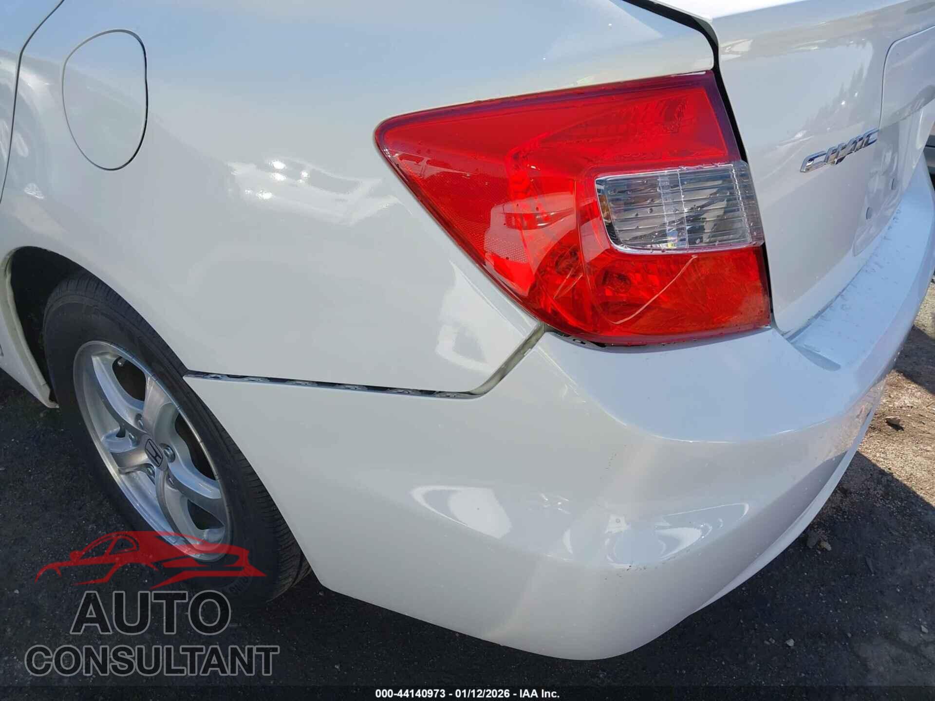 HONDA CIVIC 2012 - 19XFB2F56CE359478