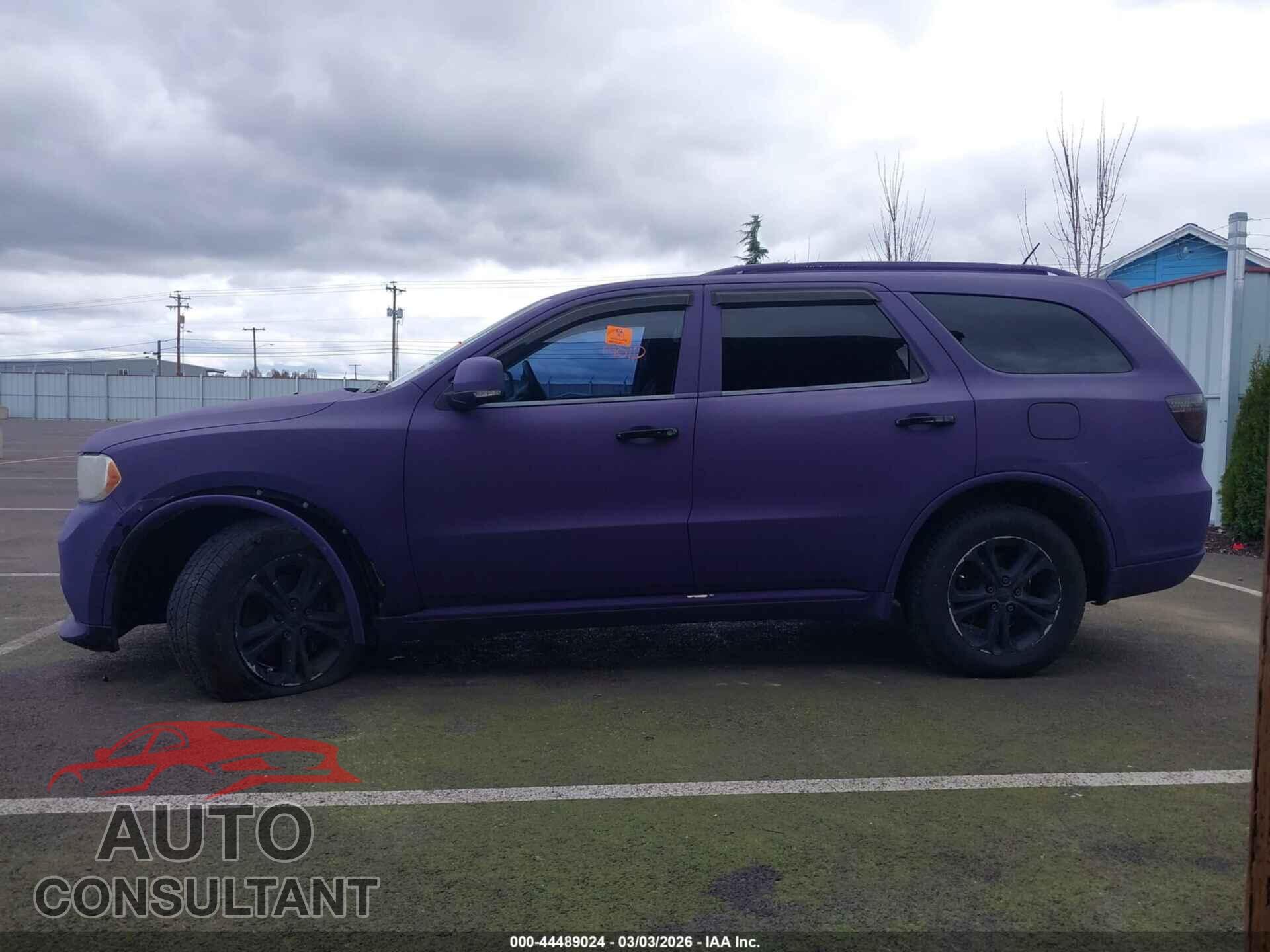 DODGE DURANGO 2012 - 1C4RDJDGXCC105656