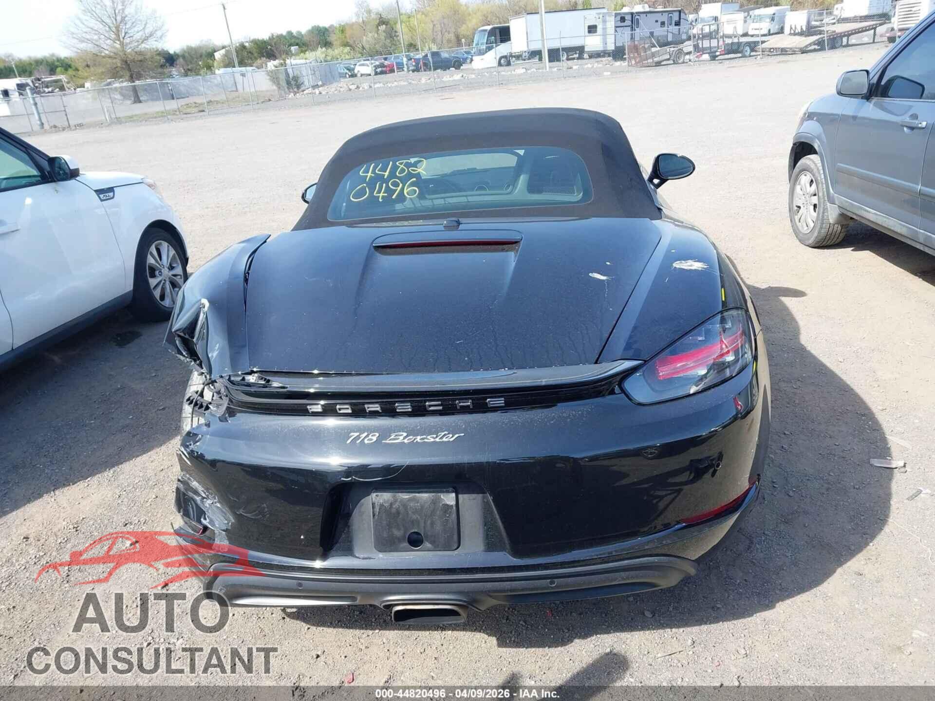 PORSCHE 718 BOXSTER 2017 - WP0CA2A81HS221715