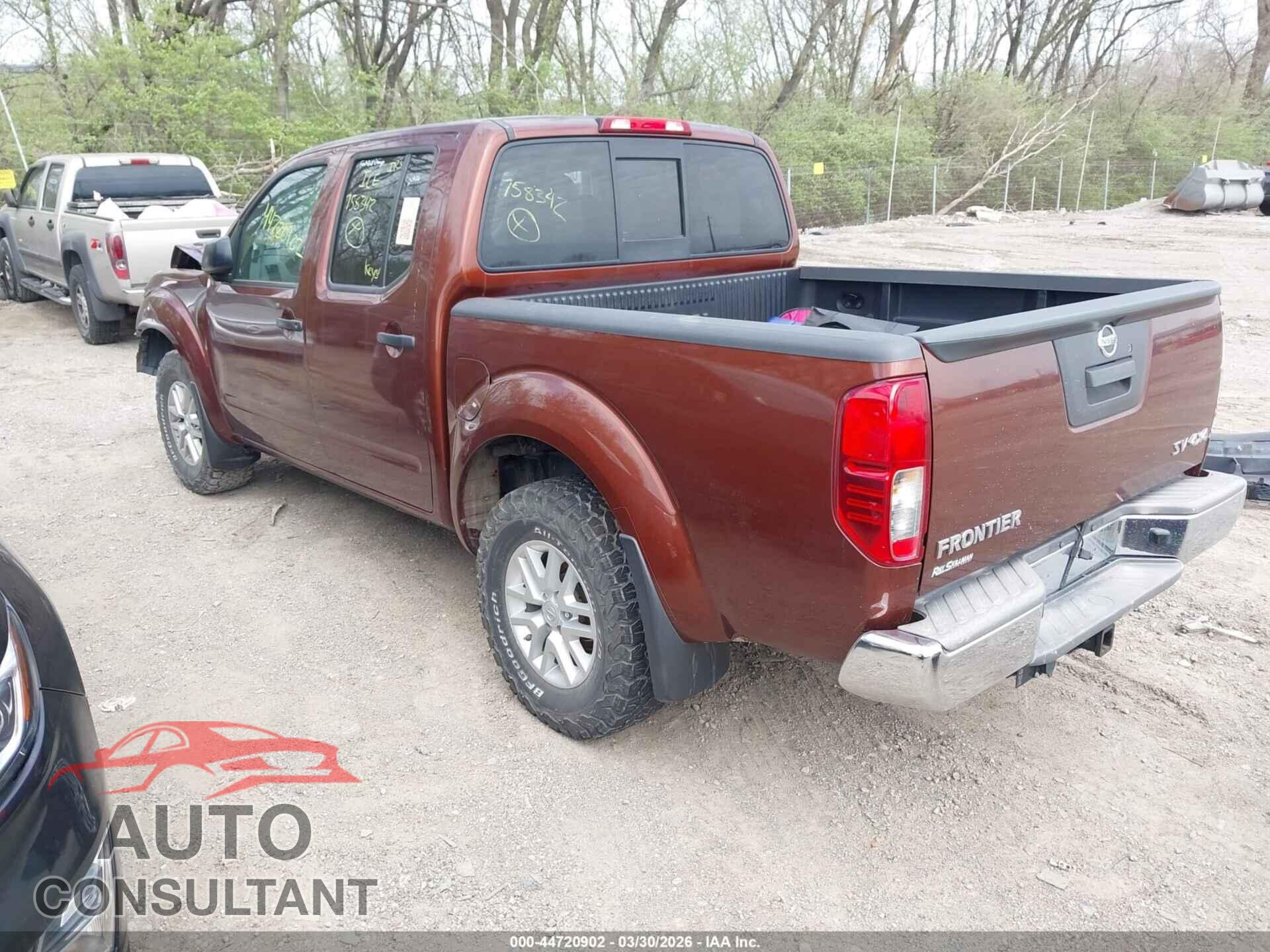 NISSAN FRONTIER 2017 - 1N6AD0EV1HN758342