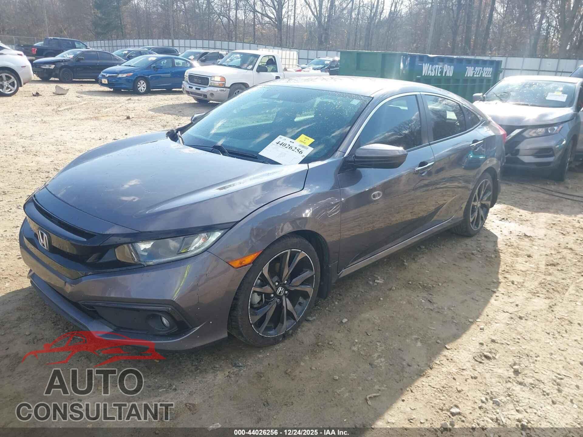 HONDA CIVIC 2019 - 2HGFC2F88KH581158