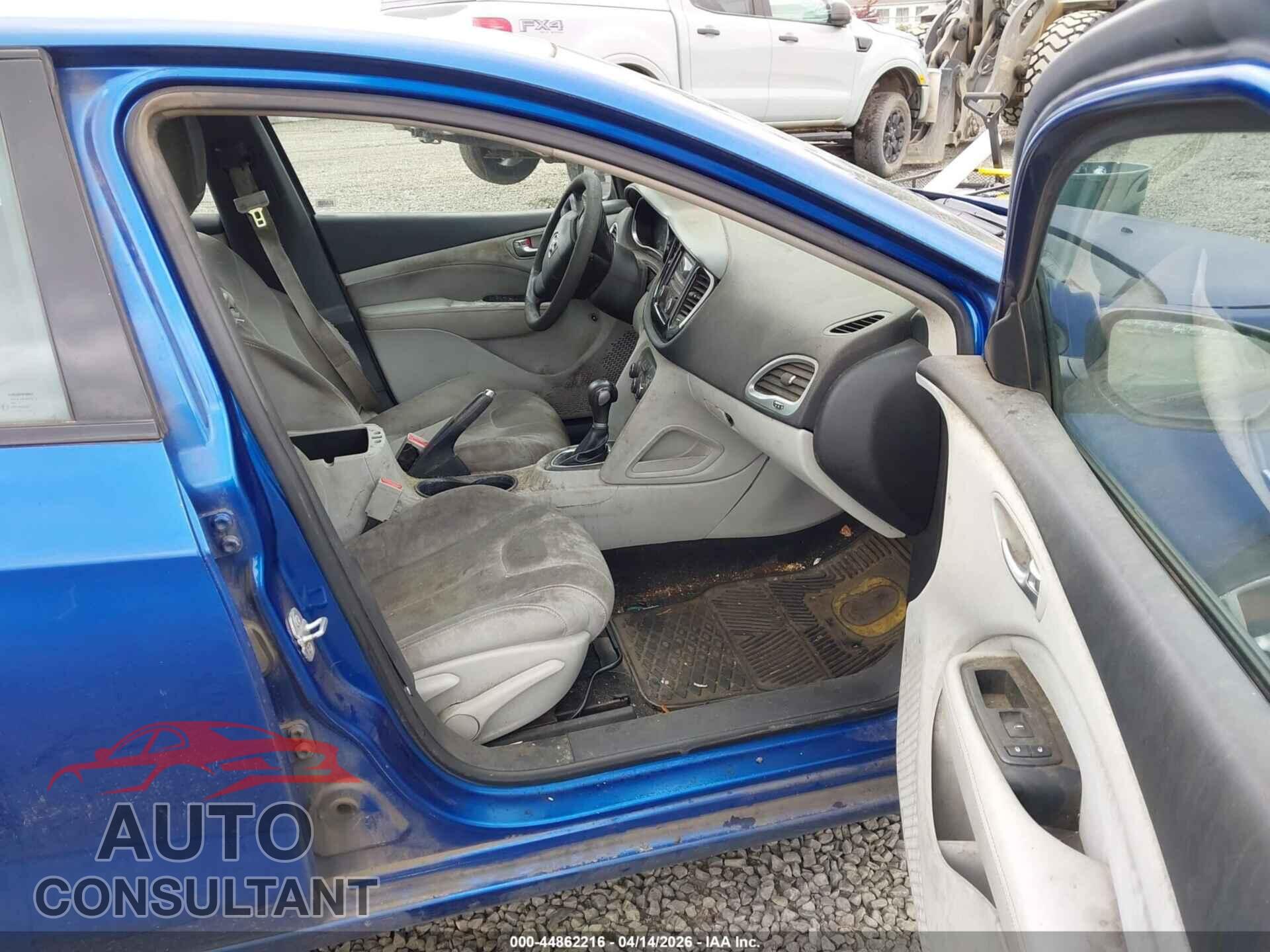 DODGE DART 2013 - 1C3CDFBA7DD170949