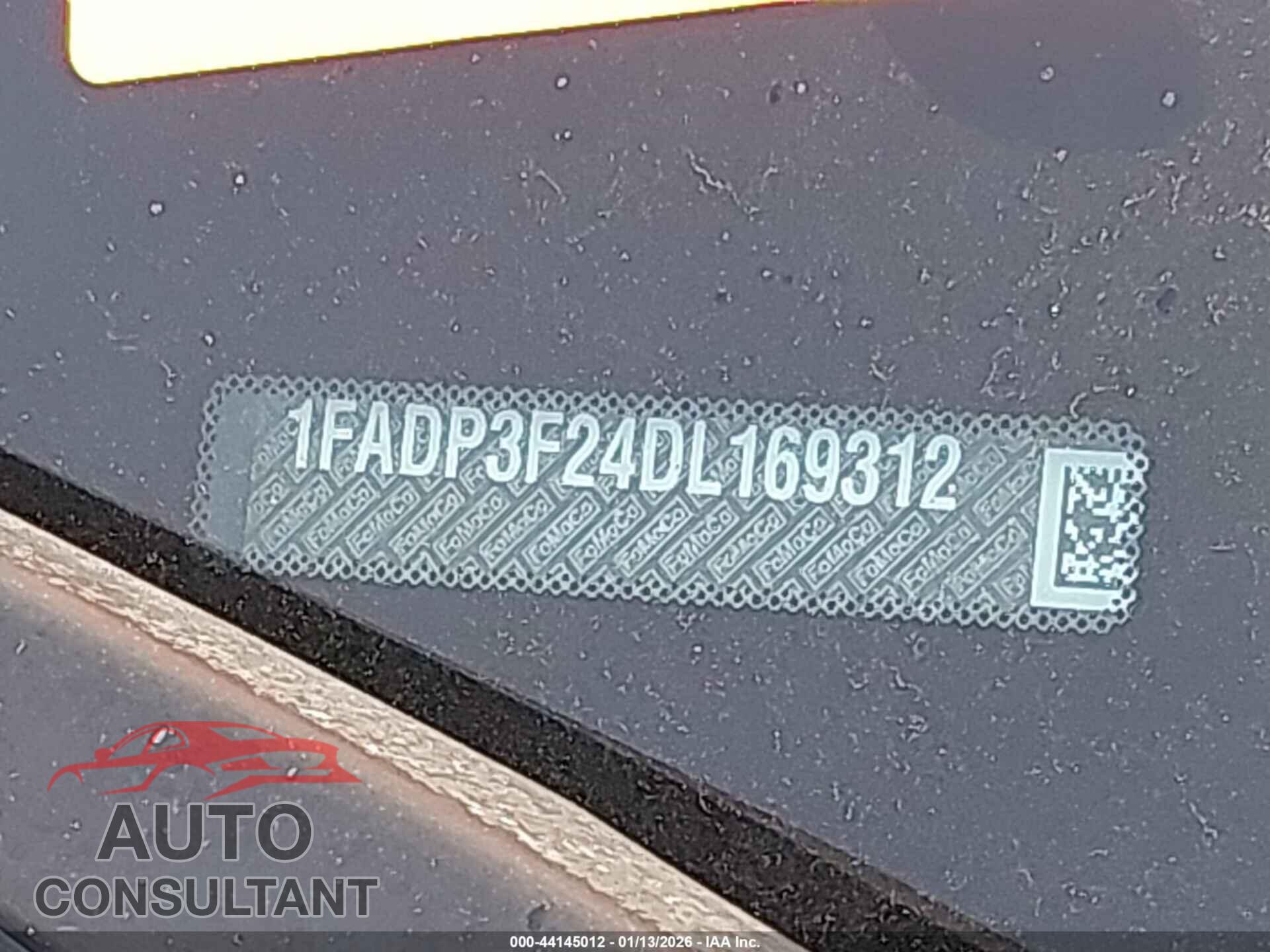 FORD FOCUS 2013 - 1FADP3F24DL169312