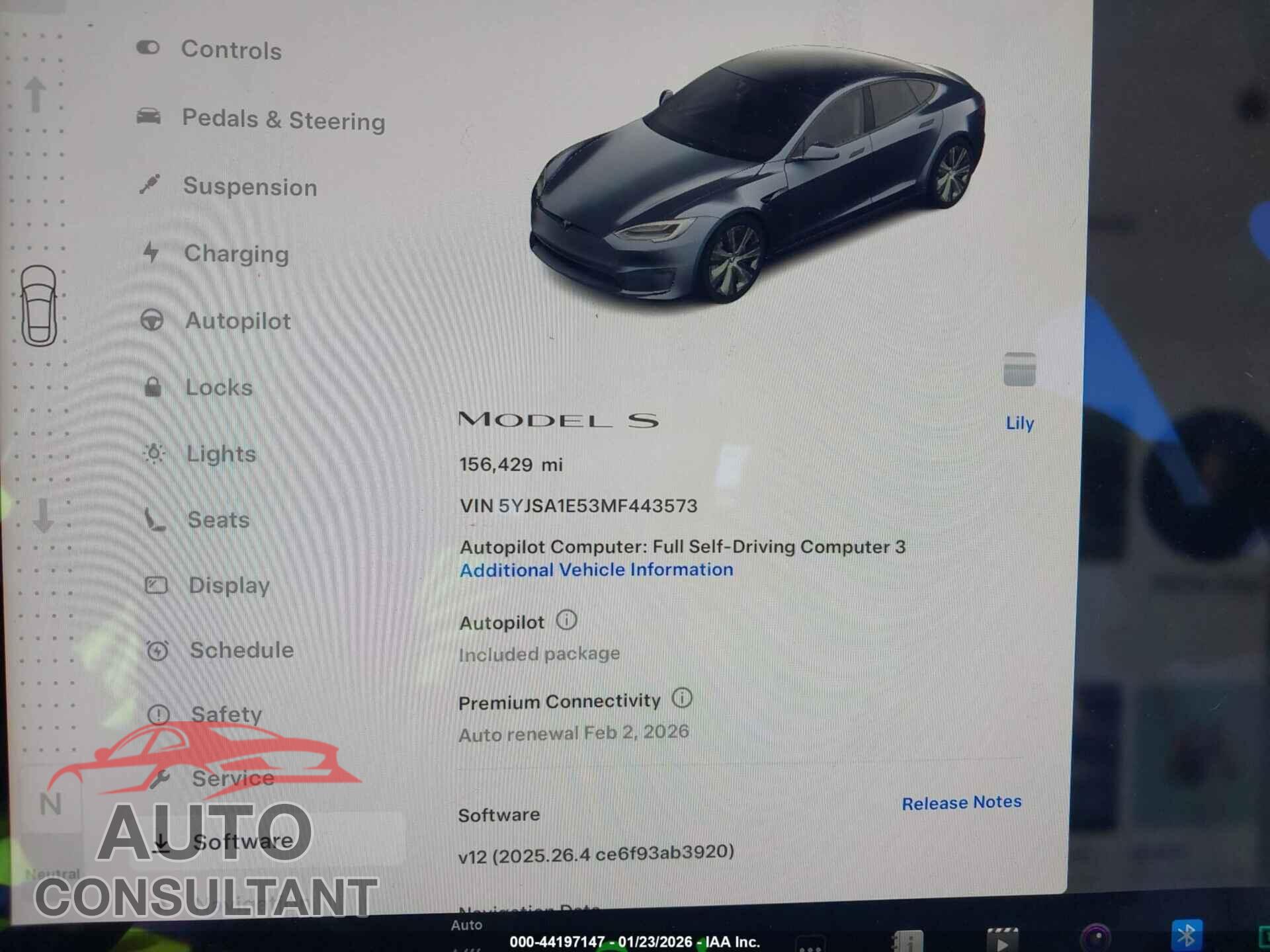 TESLA MODEL S 2021 - 5YJSA1E53MF443573