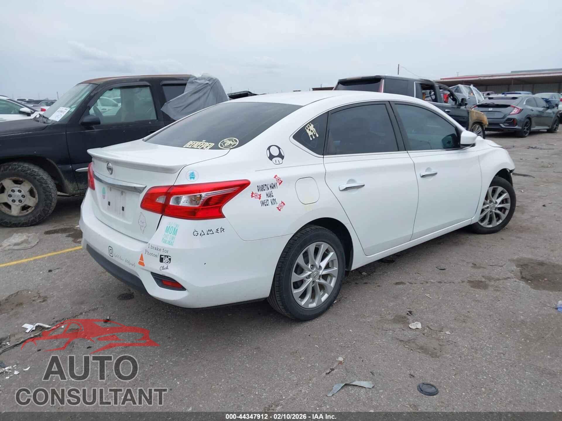 NISSAN SENTRA 2017 - 3N1AB7AP1HY260608