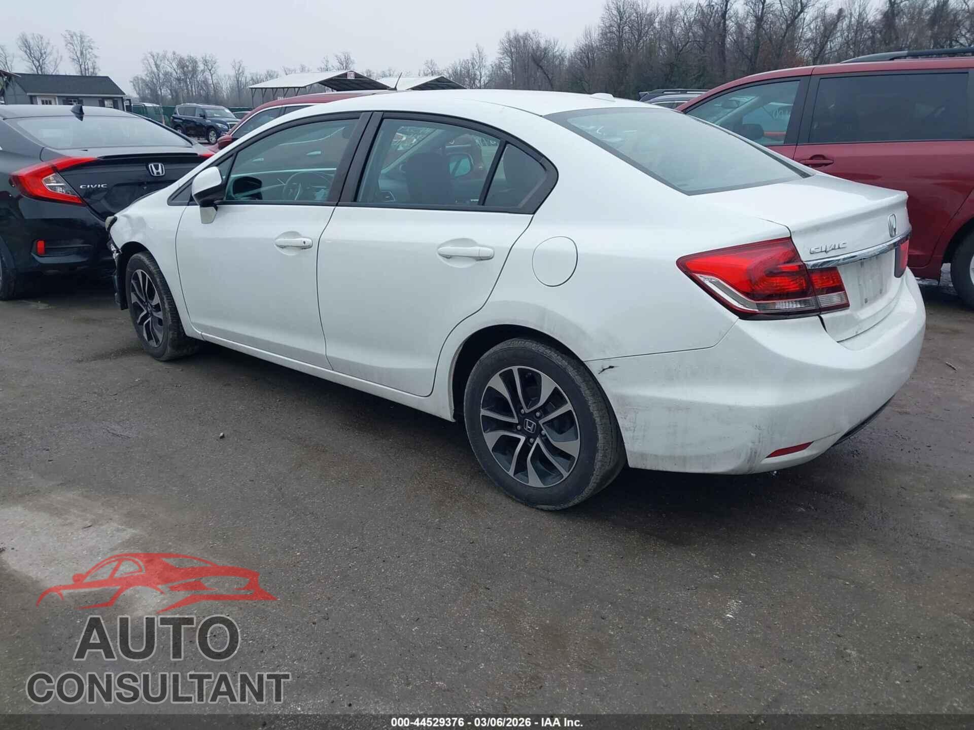 HONDA CIVIC 2013 - 19XFB2F97DE261774