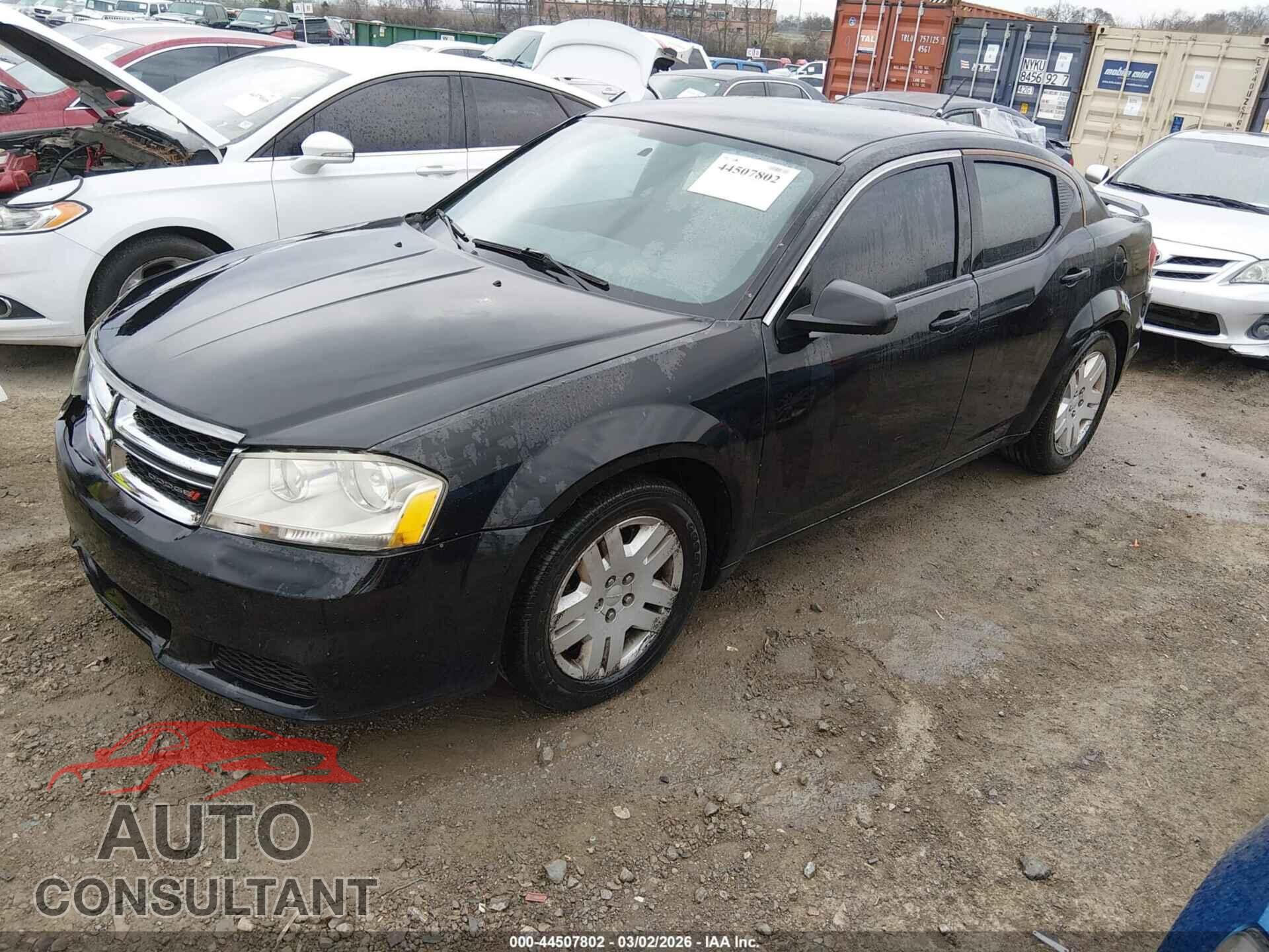 DODGE AVENGER 2011 - 1B3BD4FB6BN546628