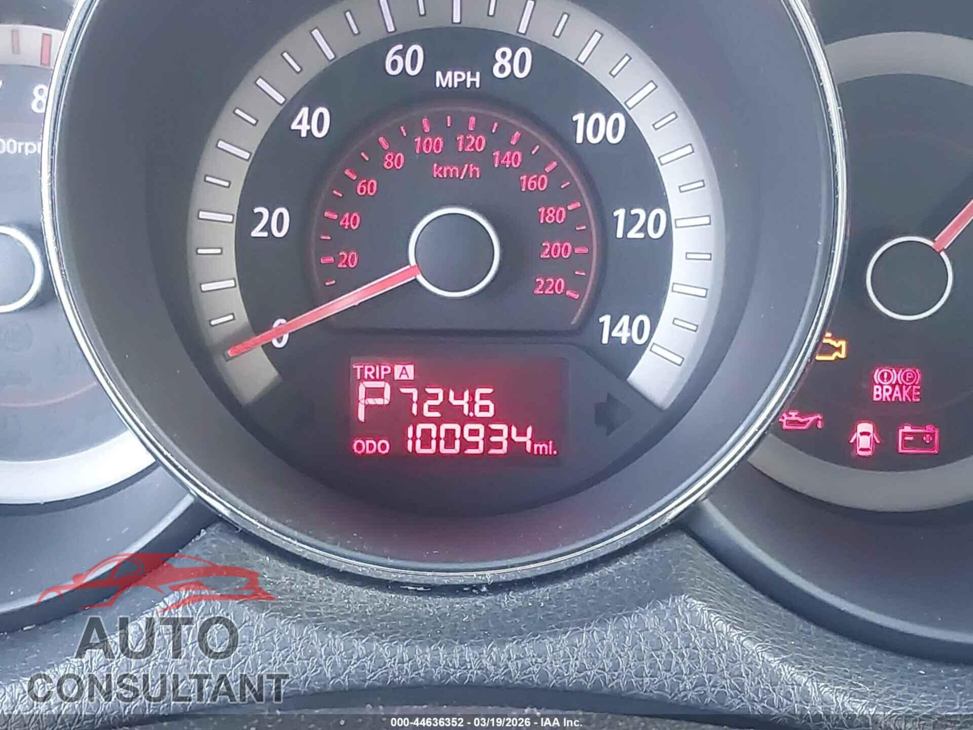KIA FORTE 2013 - KNAFU4A25D5712080