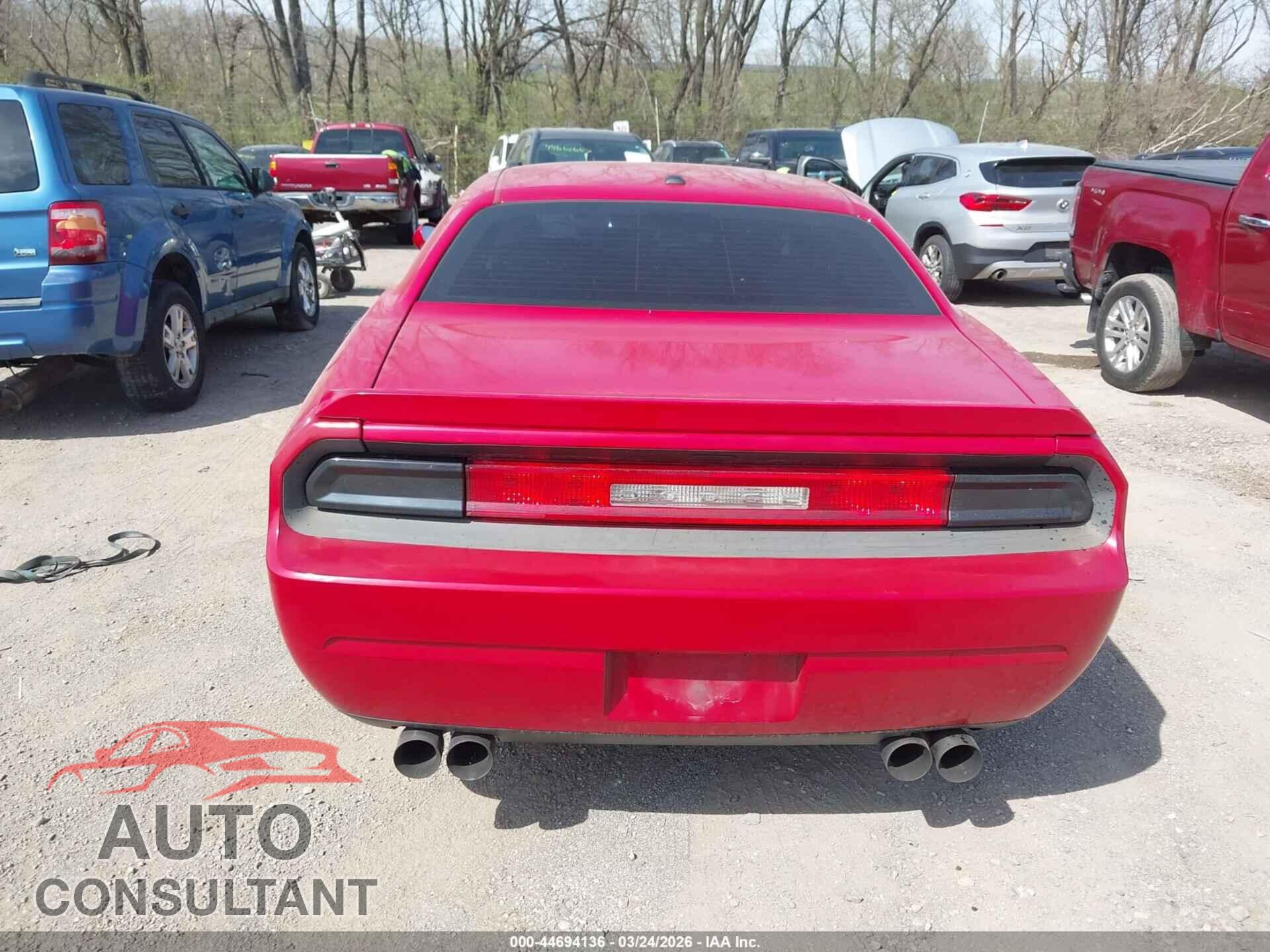 DODGE CHALLENGER 2012 - 2C3CDYBT8CH181716