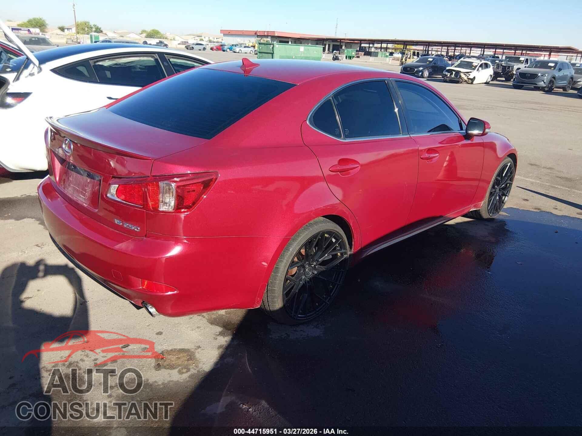 LEXUS IS 250 2013 - JTHBF5C23D5188361