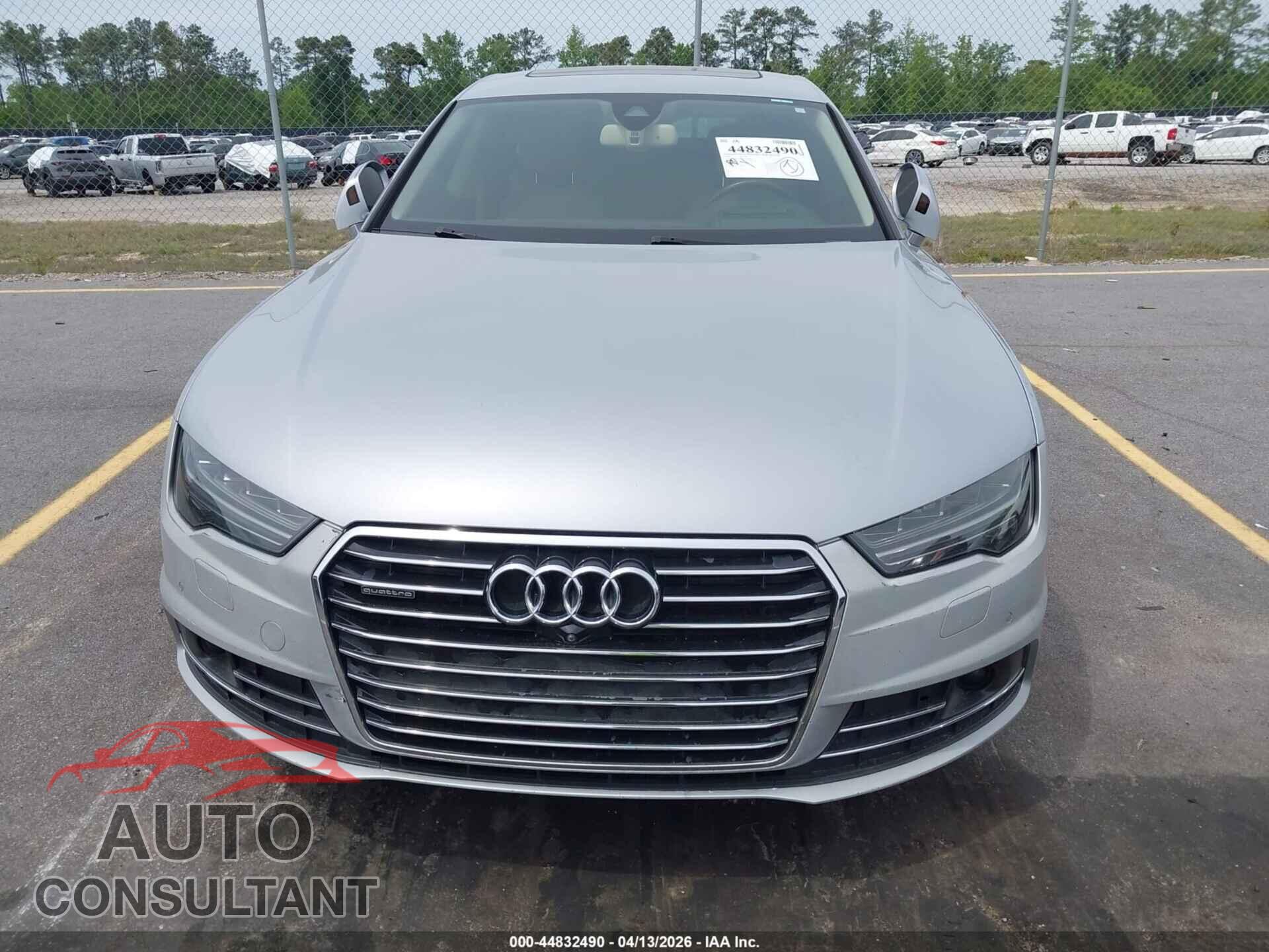 AUDI A7 2016 - WAU2GAFC0GN141608