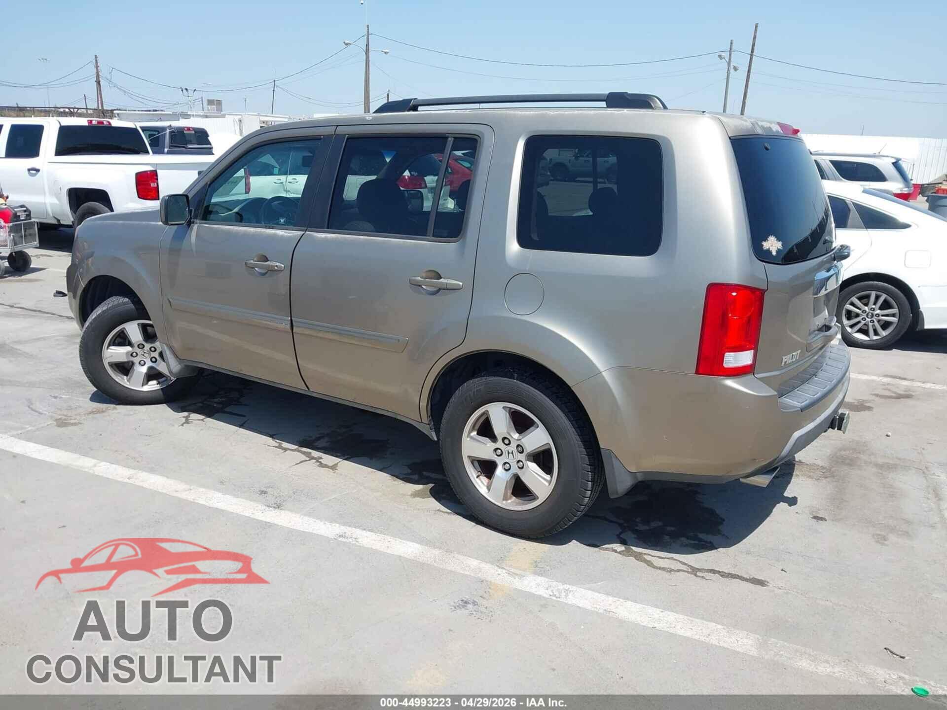 HONDA PILOT 2009 - 5FNYF38579B027889