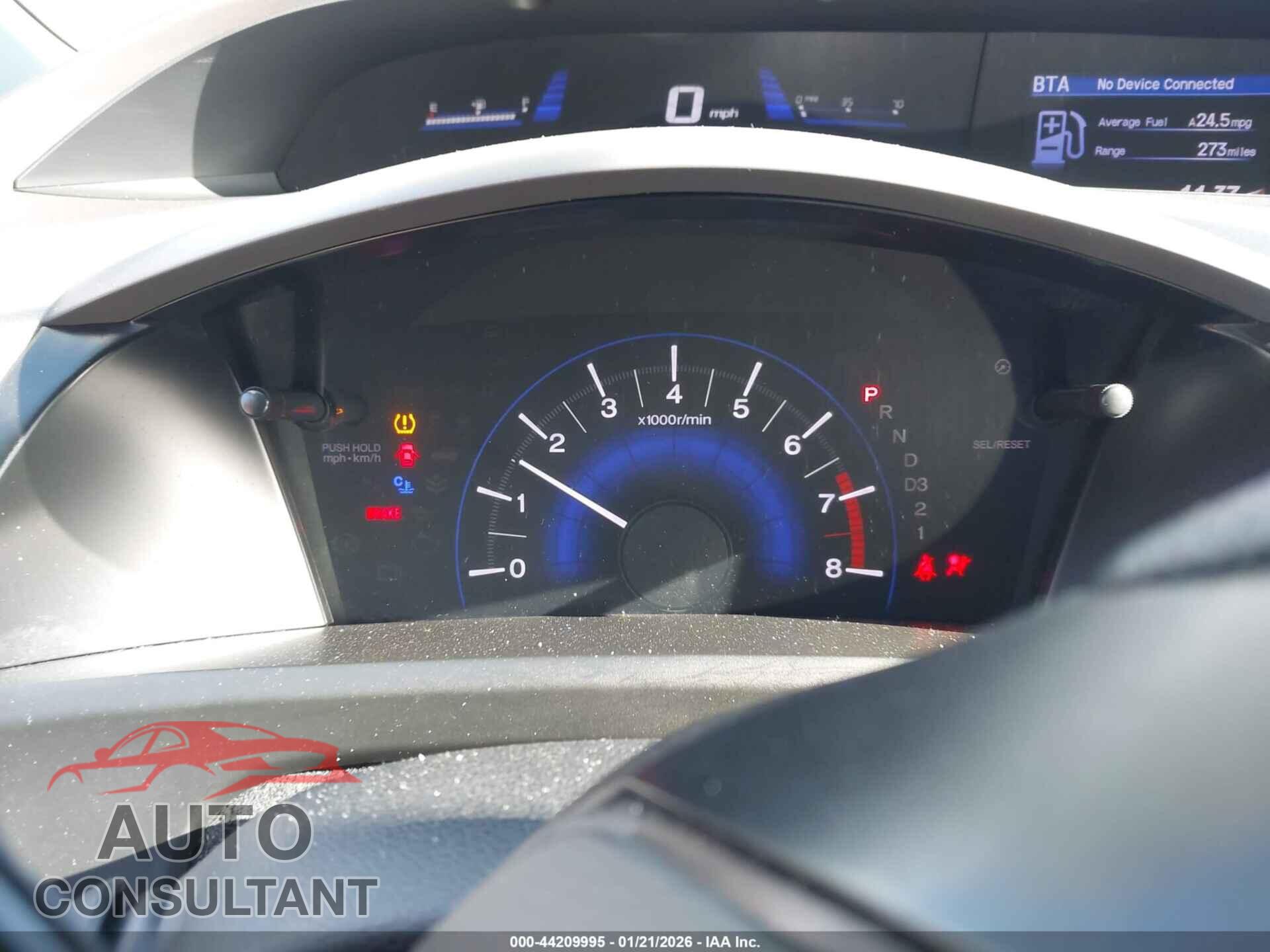 HONDA CIVIC 2012 - 19XFB2F96CE322871