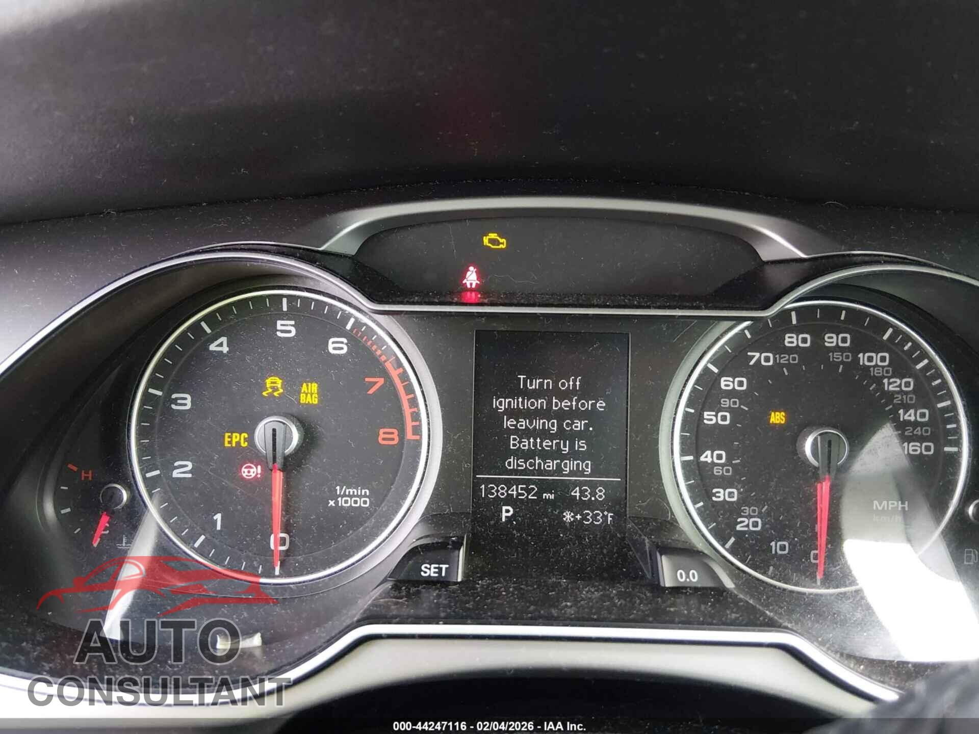 AUDI A4 2015 - WAUBFAFL2FN013789