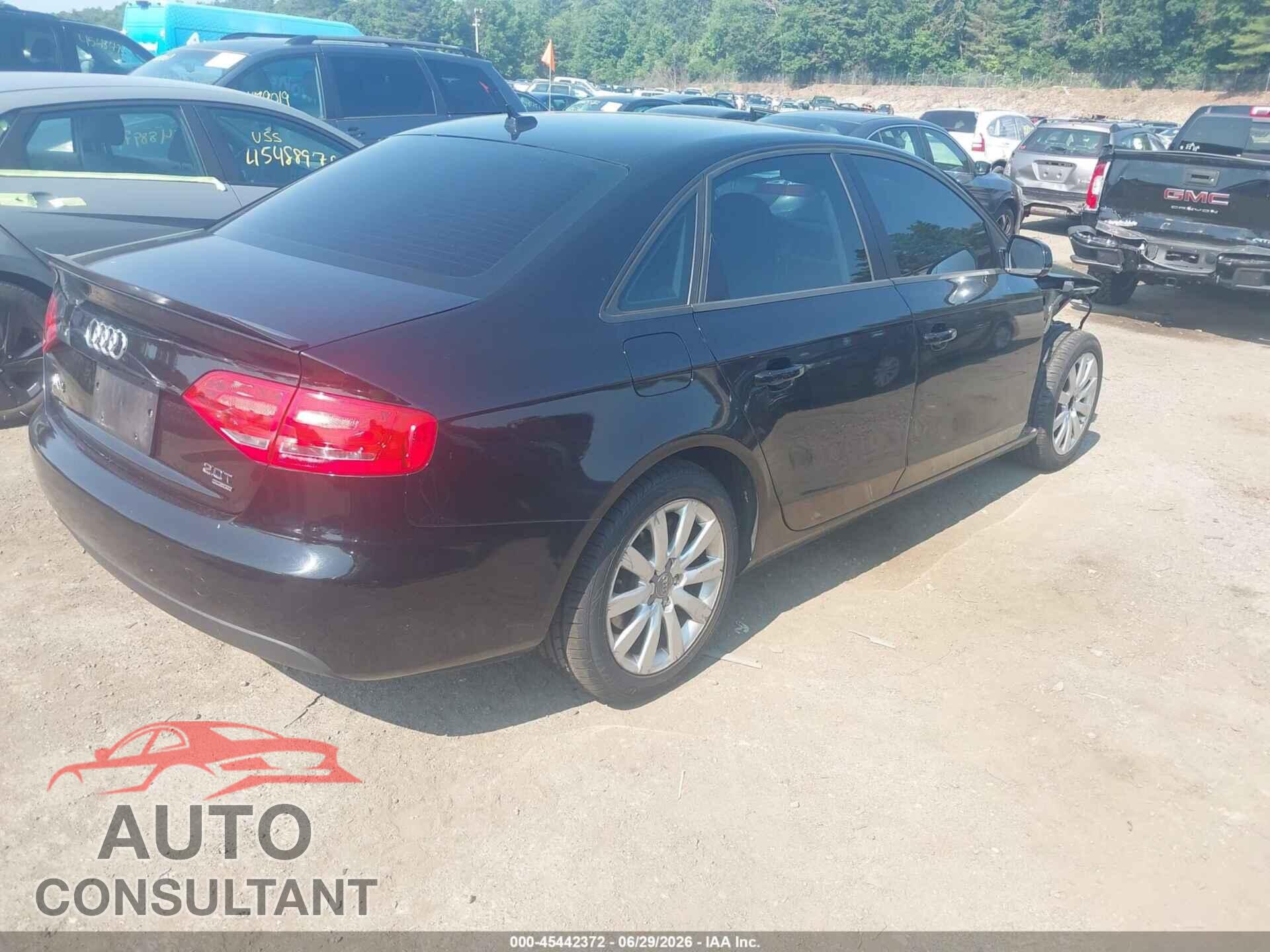 AUDI A4 2012 - WAUBFAFL2CN011648