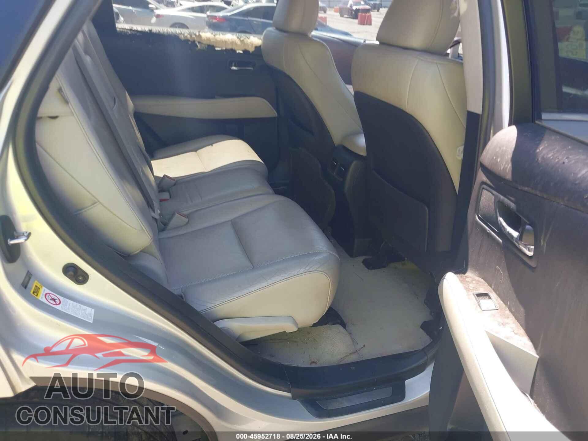 LEXUS RX 350 2013 - 2T2ZK1BA6DC112287