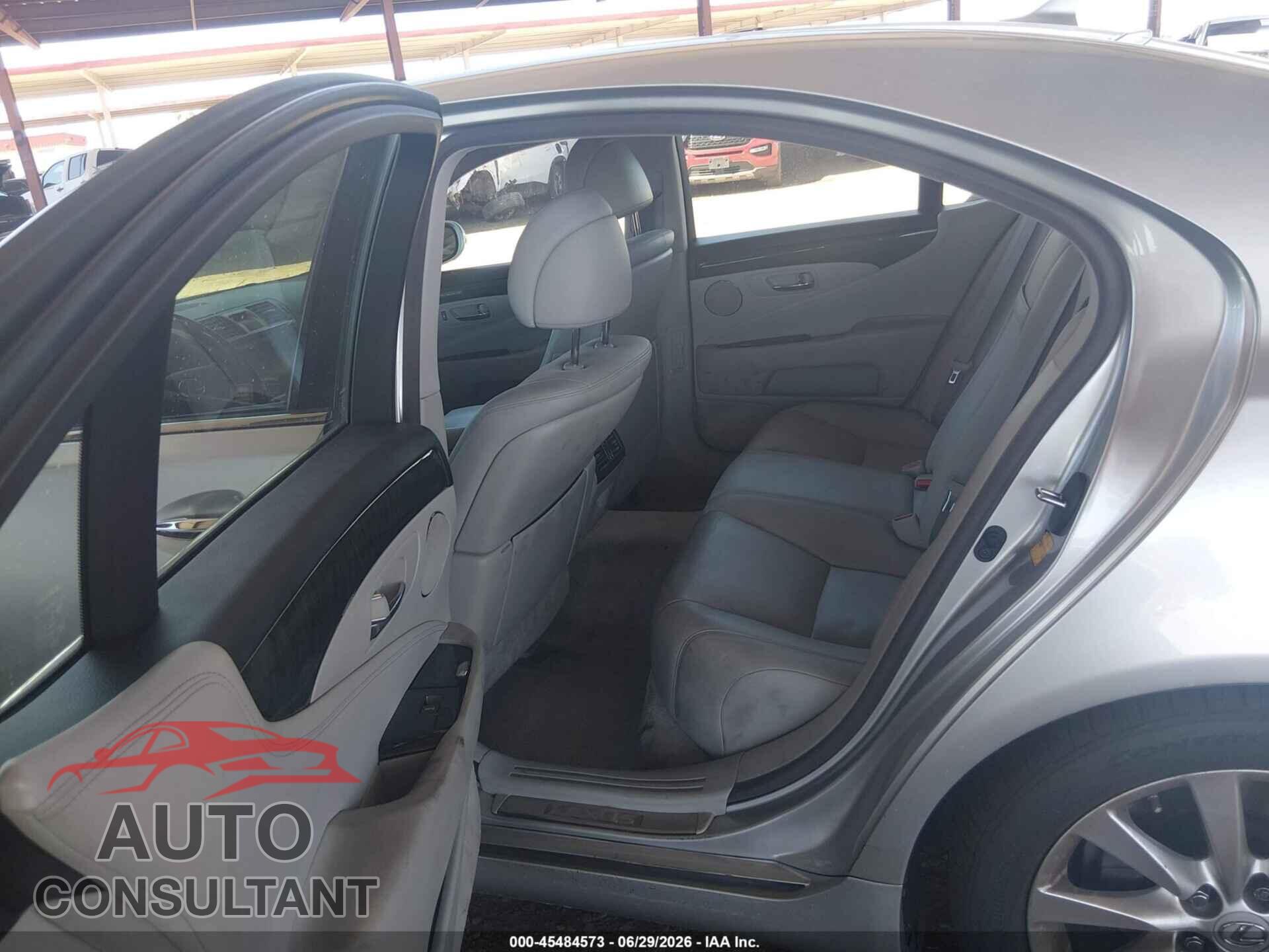LEXUS LS 460 2011 - JTHBL5EF3B5106991