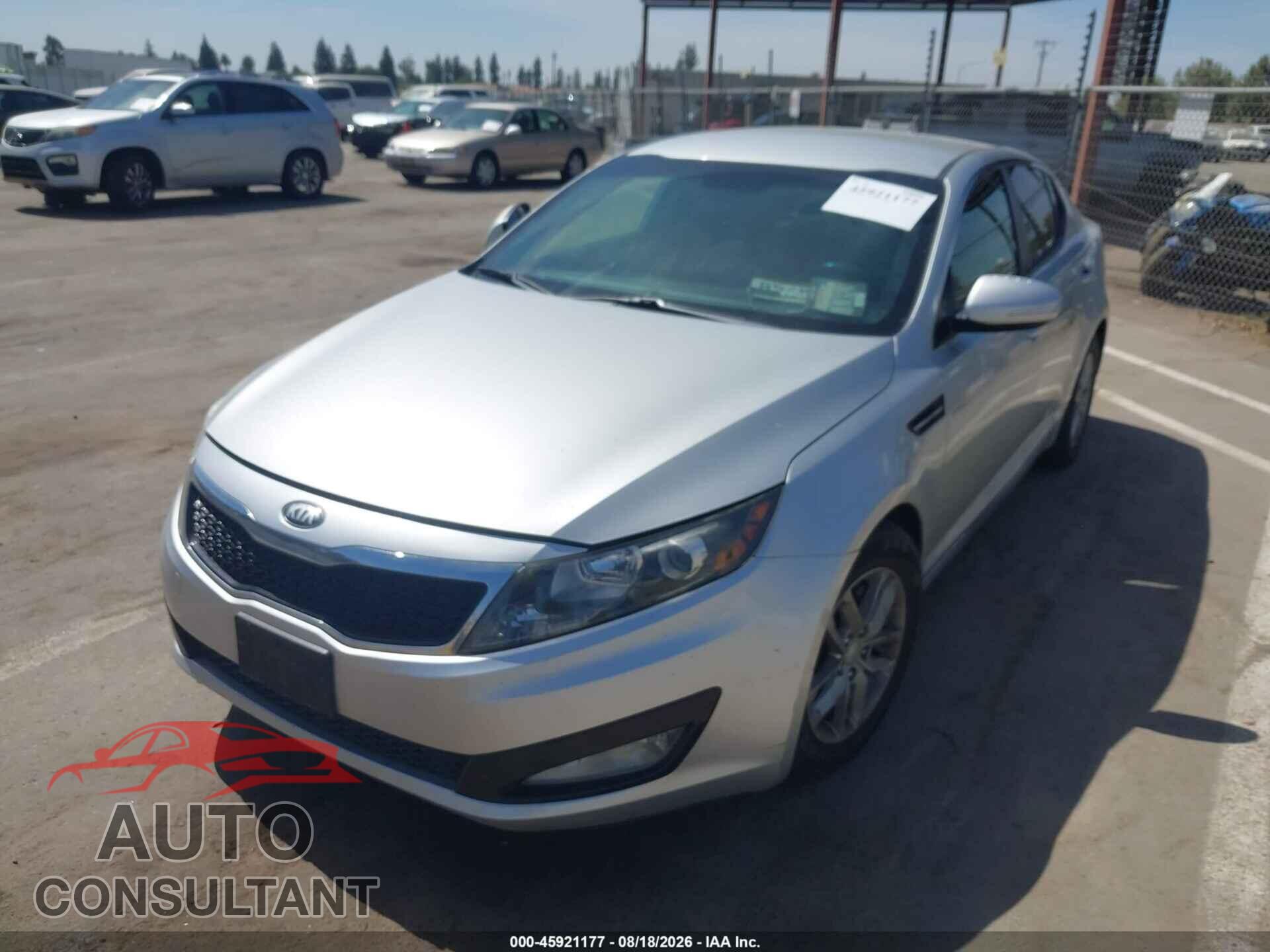 KIA OPTIMA 2013 - KNAGM4A71D5379909