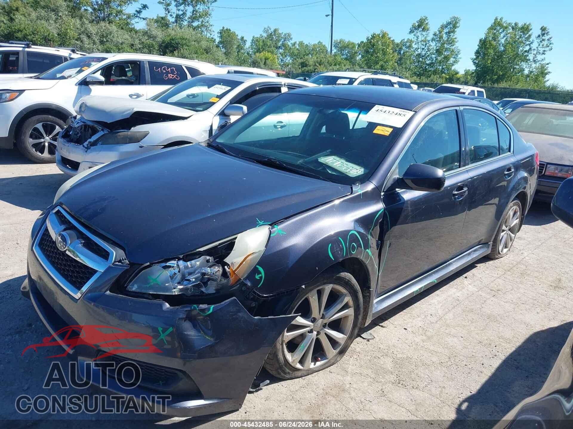 SUBARU LEGACY 2013 - 4S3BMCB67D3028401