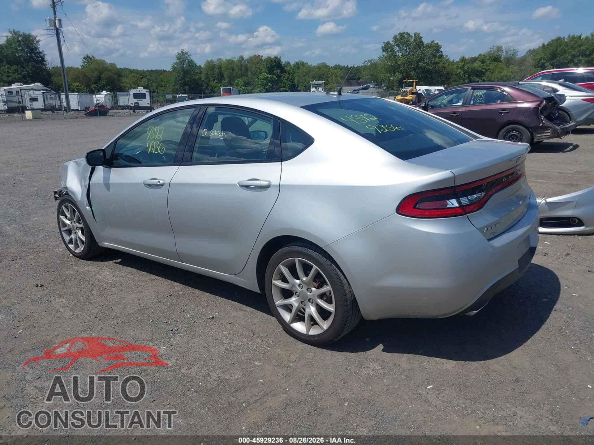 DODGE DART 2013 - 1C3CDFBA5DD339849