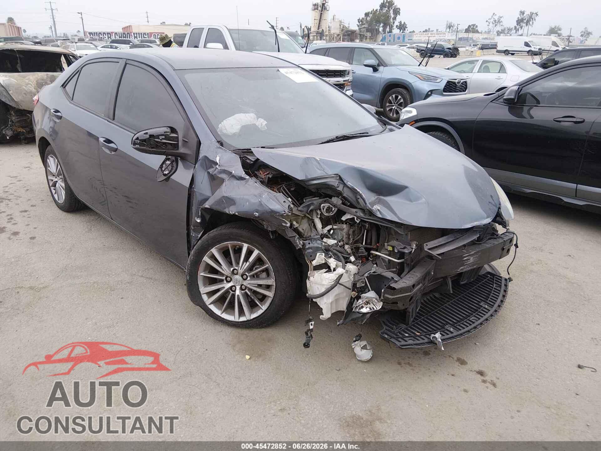 TOYOTA COROLLA 2014 - 2T1BURHE6EC166313