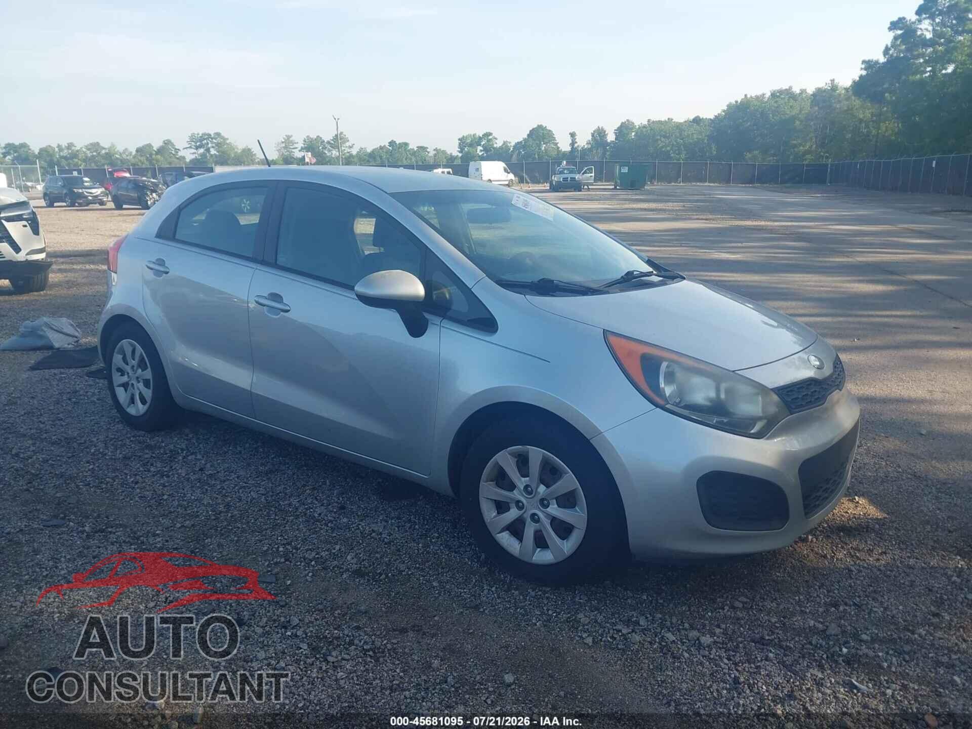 KIA RIO 2013 - KNADM5A39D6274597