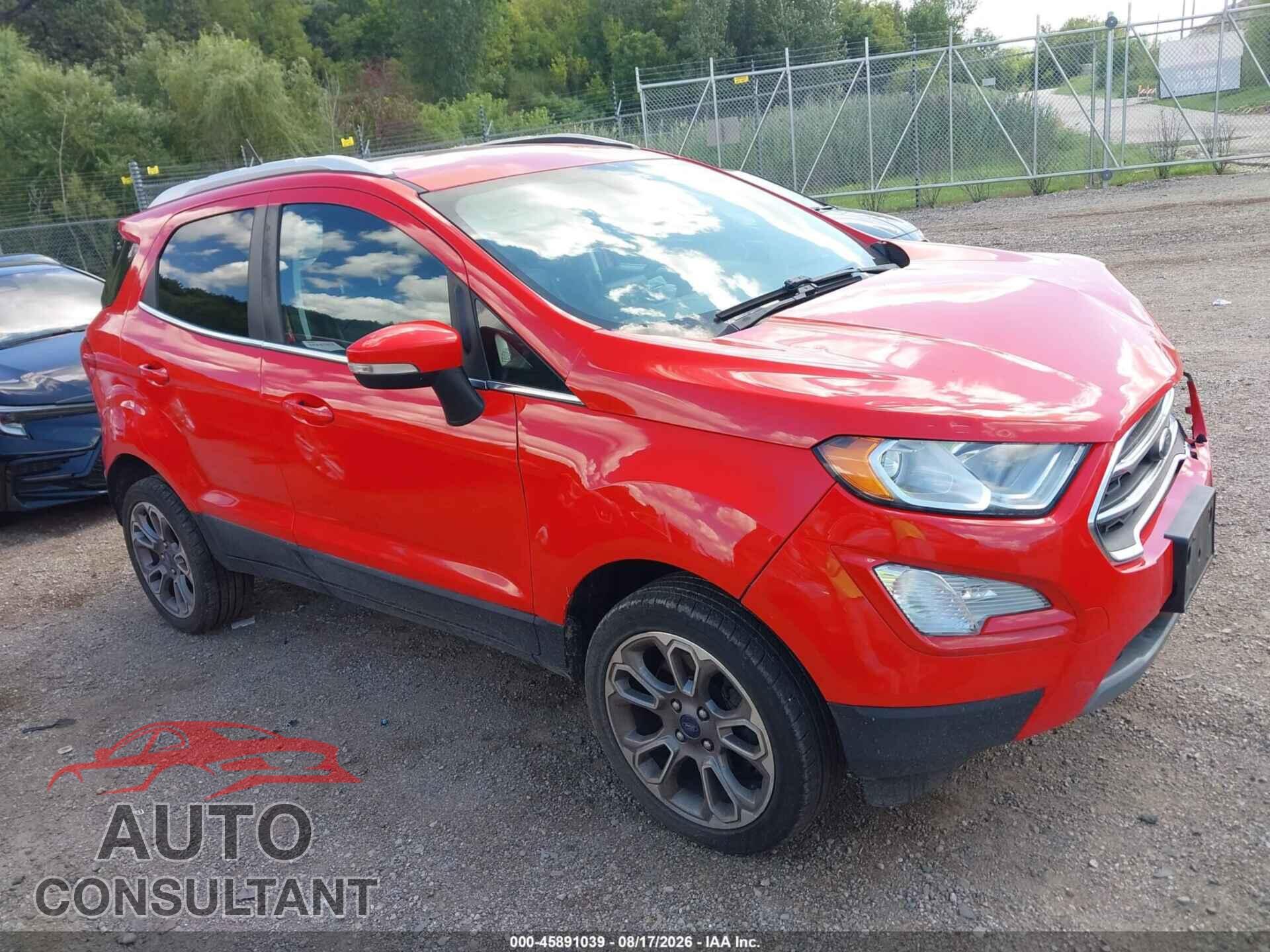 FORD ECOSPORT 2020 - MAJ6S3KL6LC340596